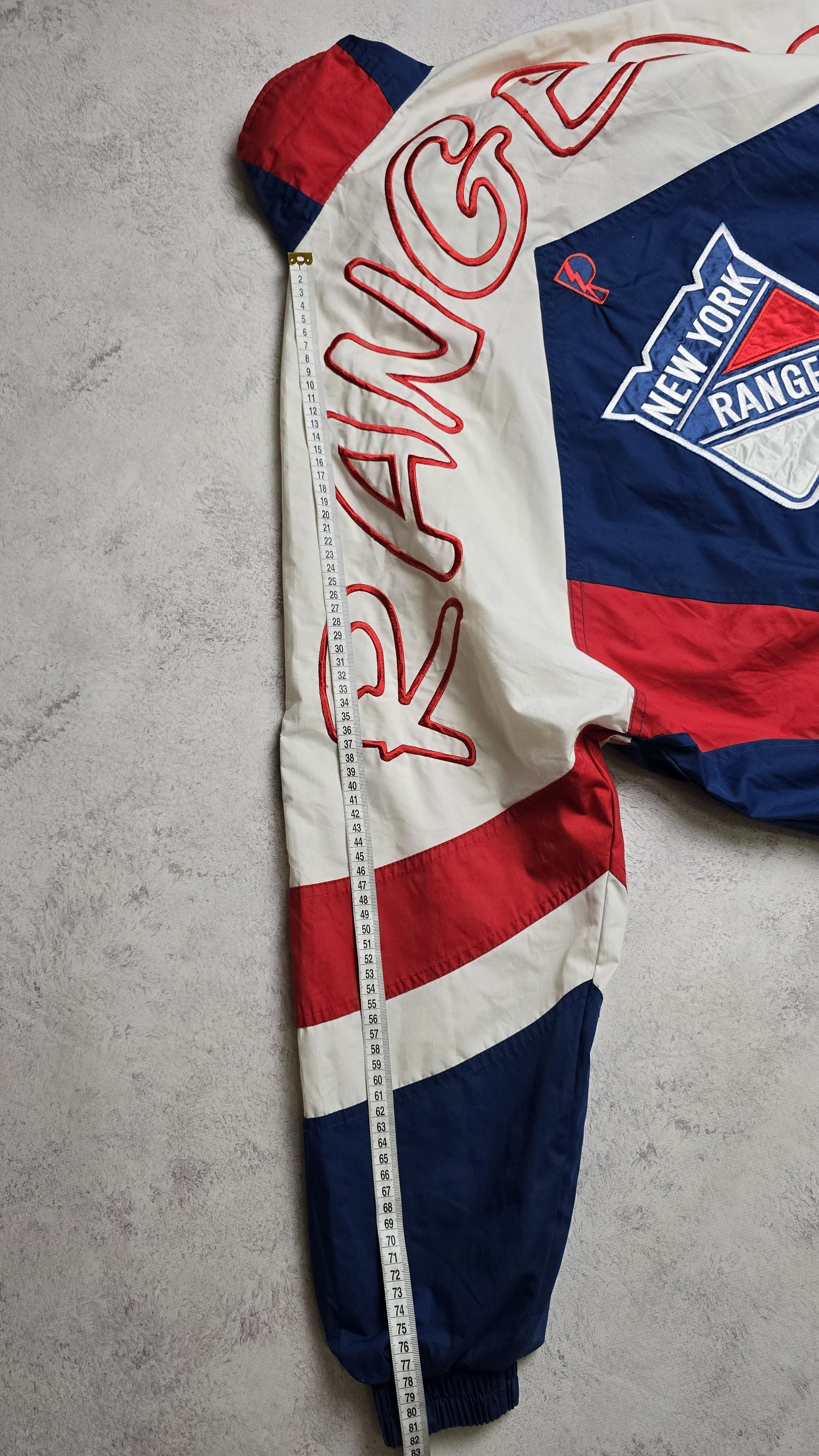 Pro Player Rare Vintage 90's NHL New York Rangers Light Jacket Big Logo Size US M / EU 48-50 / 2 - 4 Thumbnail