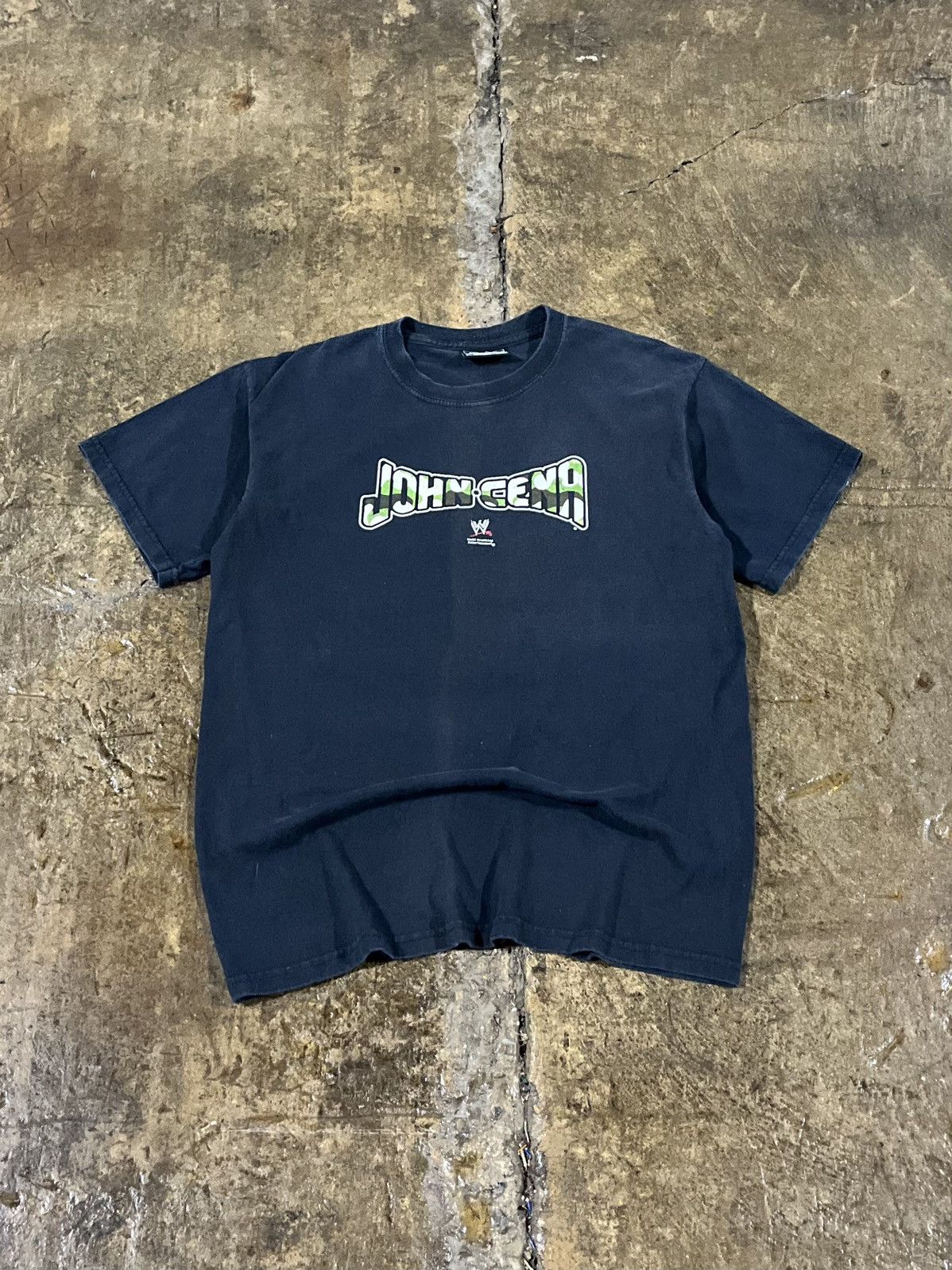 Vintage × WWE Crazy Vintage John Cena WWE 2000s Wrestling Logo Tee Shirt Size US S / EU 44-46 / 1 - 1 Thumbnail