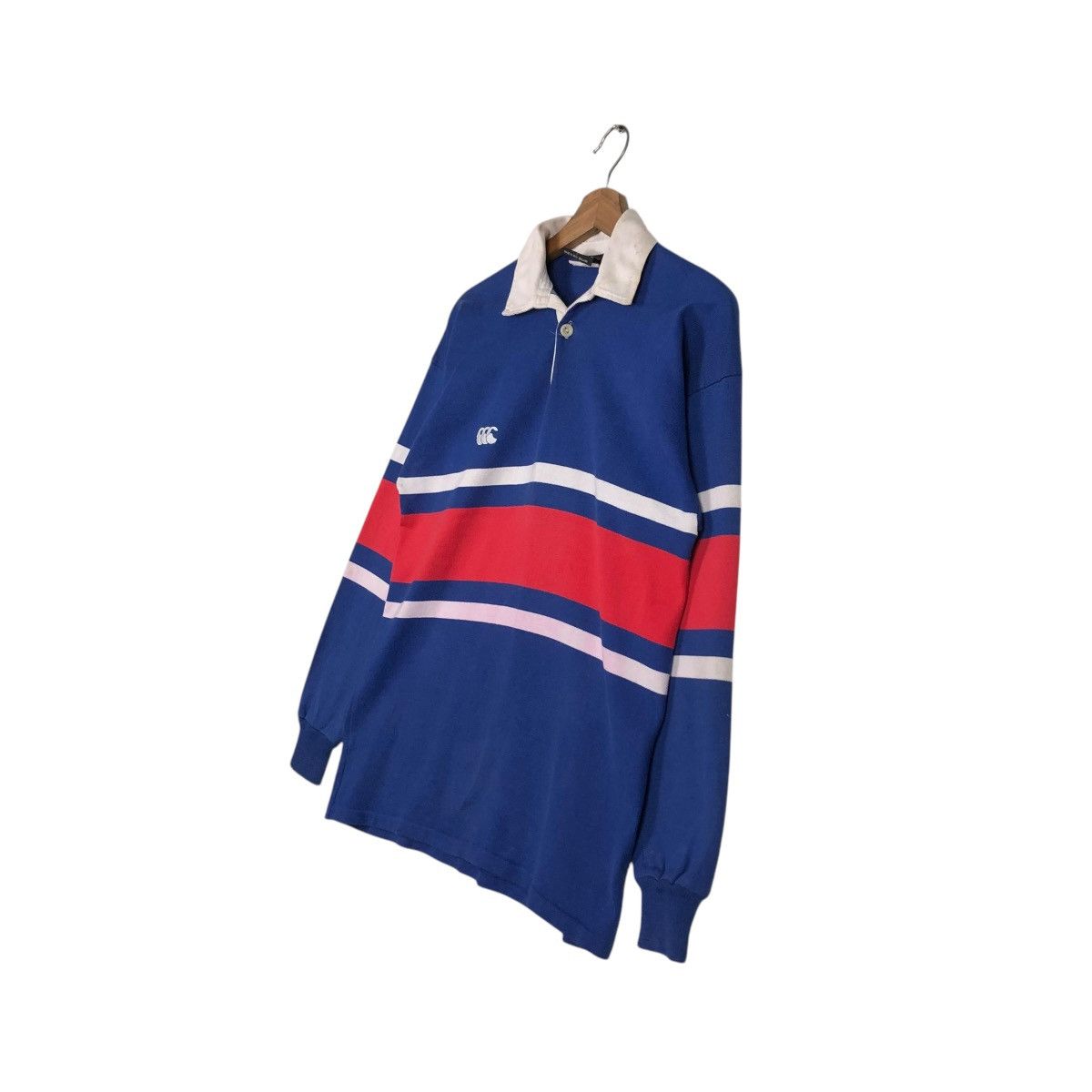 Canterbury of New Zealand 🔥VINTAGE RUGBY COLLAR LONG SLEEVE CANTERBURY OF NEW ZEALAND Size US S / EU 44-46 / 1 - 4 Thumbnail