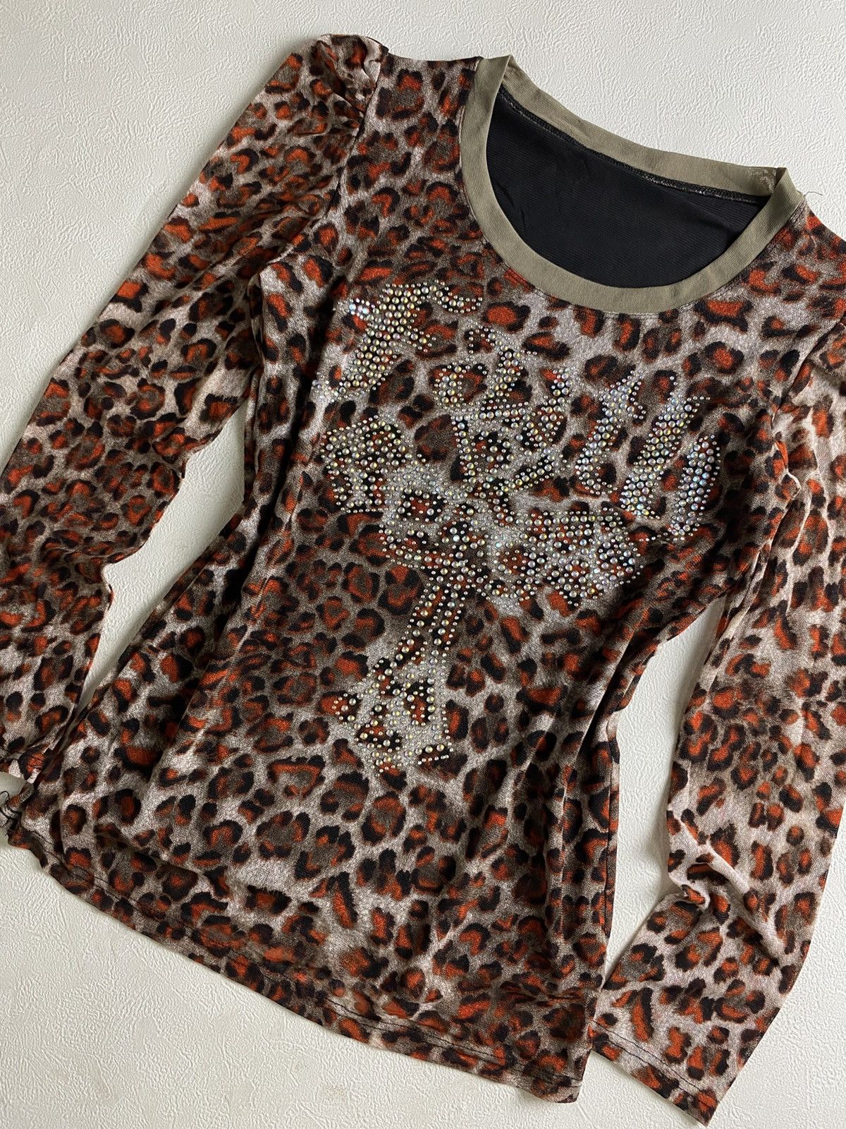 Japanese Brand leopard long sleeve Size M / US 6-8 / IT 42-44 - 3 Thumbnail