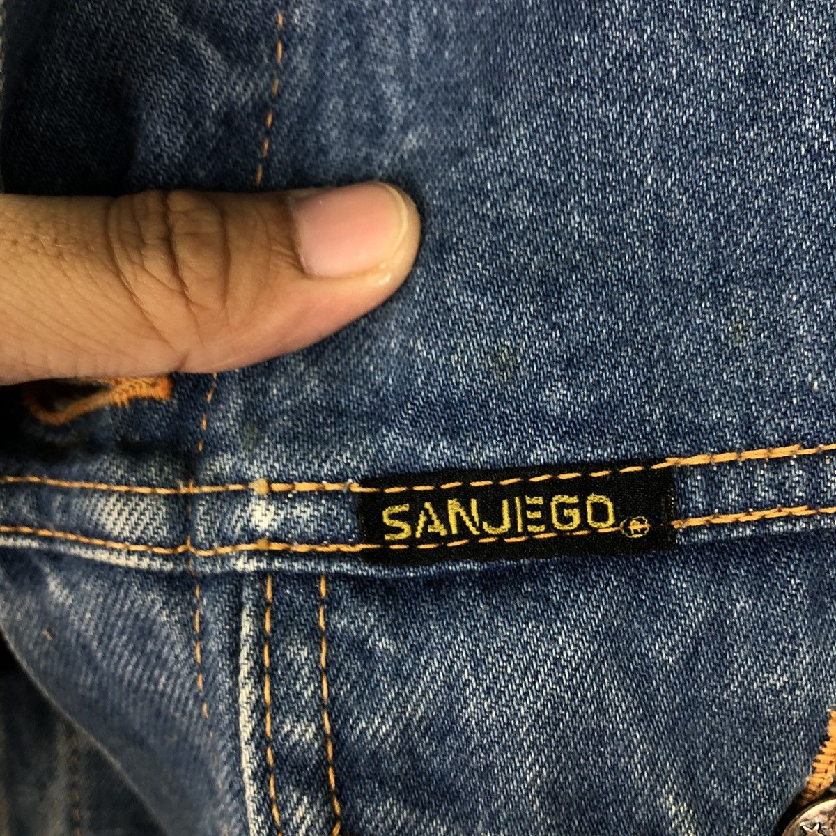Other 🔥VINTAGE CROPPED TRUCKER DENIM JACKET SANJEGO MICKEY MOUSE Size S / US 4 / IT 40 - 13 Thumbnail