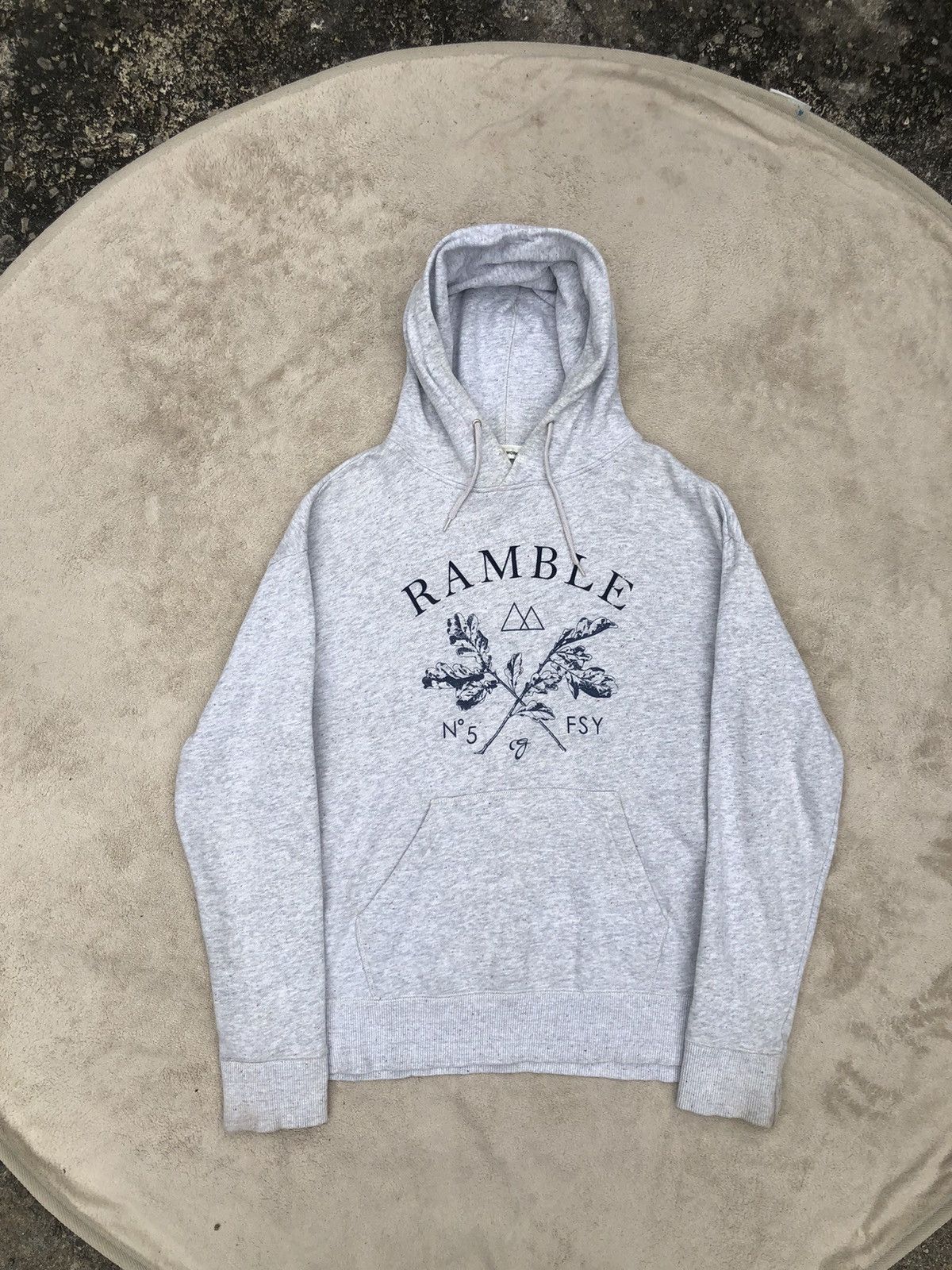 Global Work × Japanese Brand × Vintage Global Work Ramble Spellout Hoodie Size US L / EU 52-54 / 3 - 1 Thumbnail
