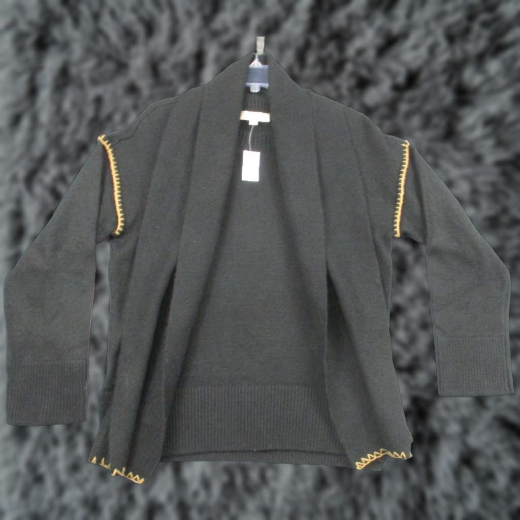Loft LOFT Black Tunic Sweater Small W Detachable Scarf NWT MSRP 9 Size S / US 4 / IT 40 - 1 Thumbnail