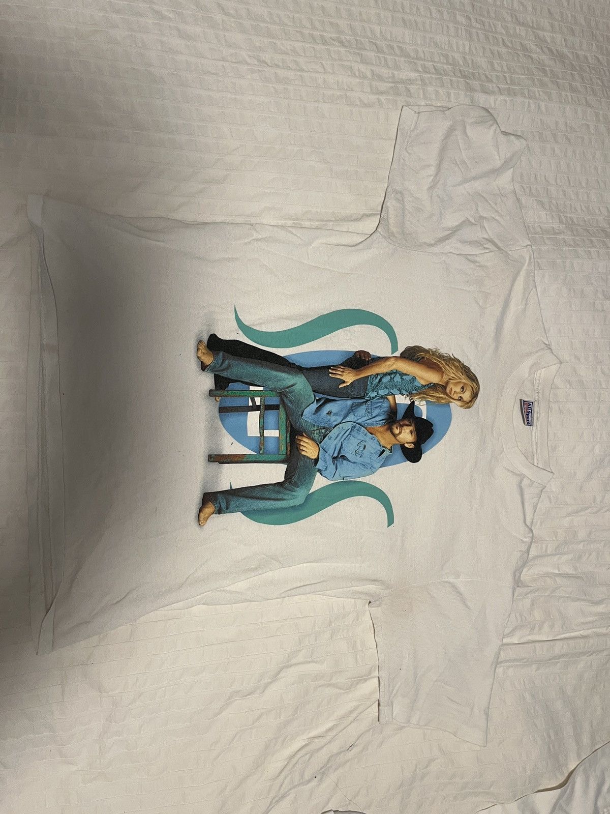 Vintage Tim McGraw tour tee Size US L / EU 52-54 / 3 - 1 Thumbnail