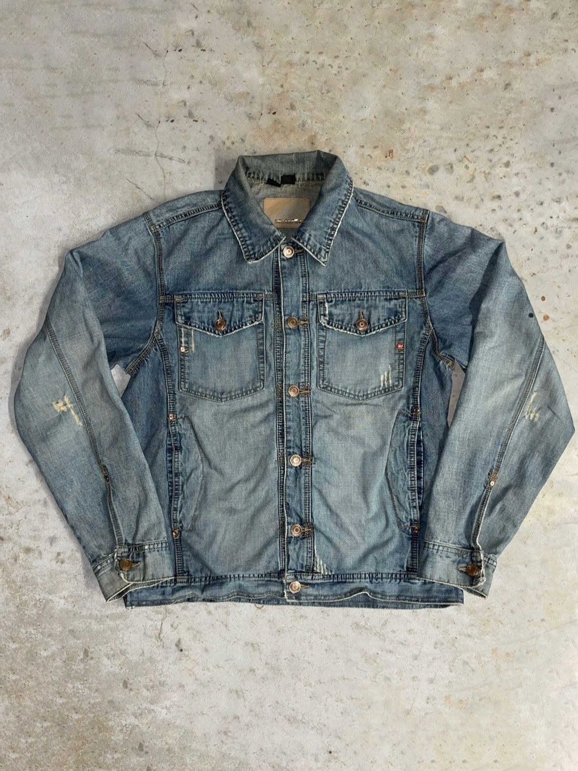 Vintage Crazy Vintage Y2K Oakley Industrial Denim Jean Jacket