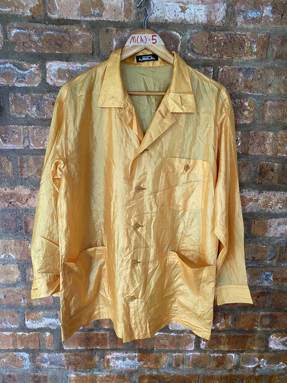 Issey Miyake 1980s Issey Miyake Nylon button up Size US M / EU 48-50 / 2 - 2 Thumbnail