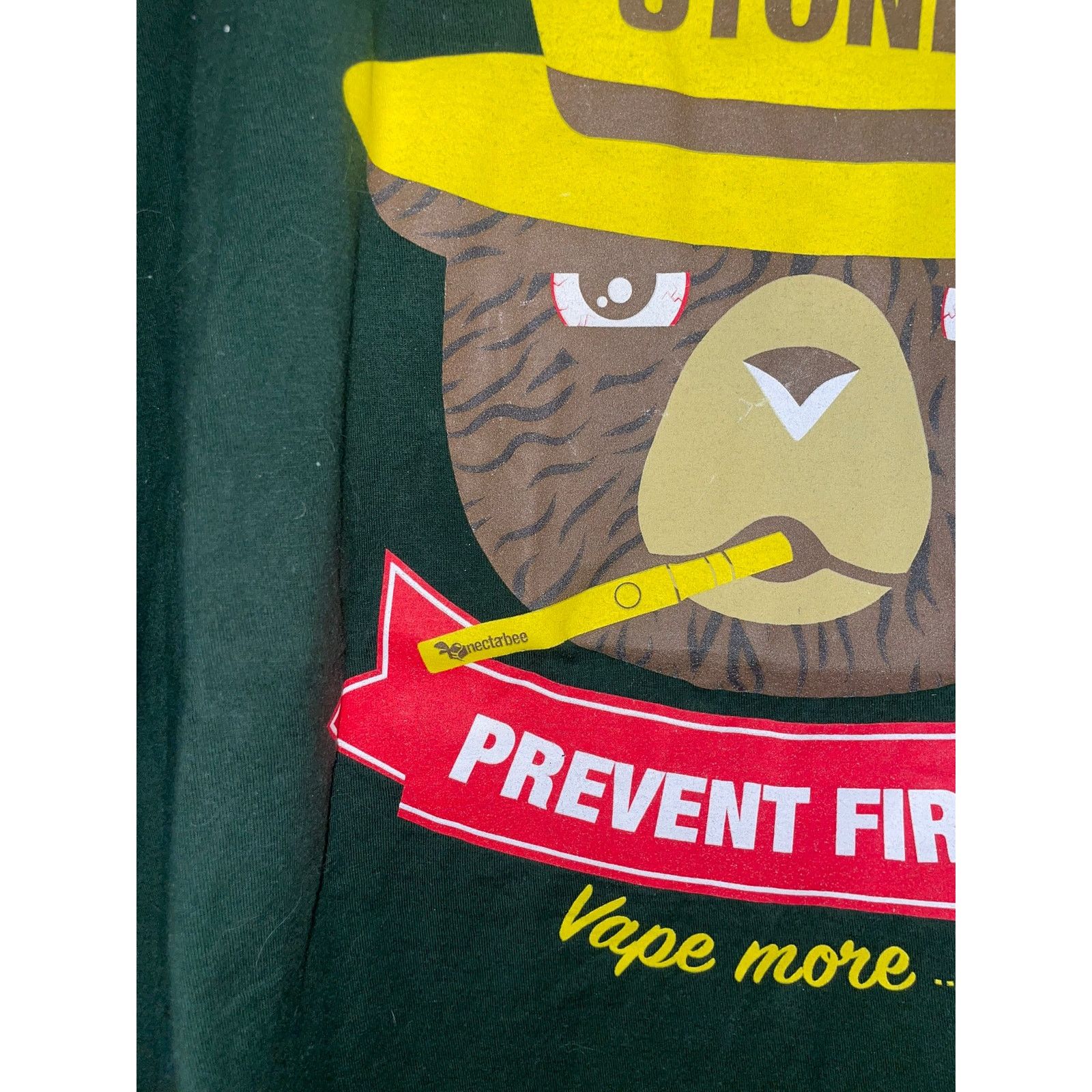 Hanes Nectar Bee Shirt Stoney The Bear Prevent Fires Tee 2XL XXL Size US XXL / EU 58 / 5 - 3 Thumbnail