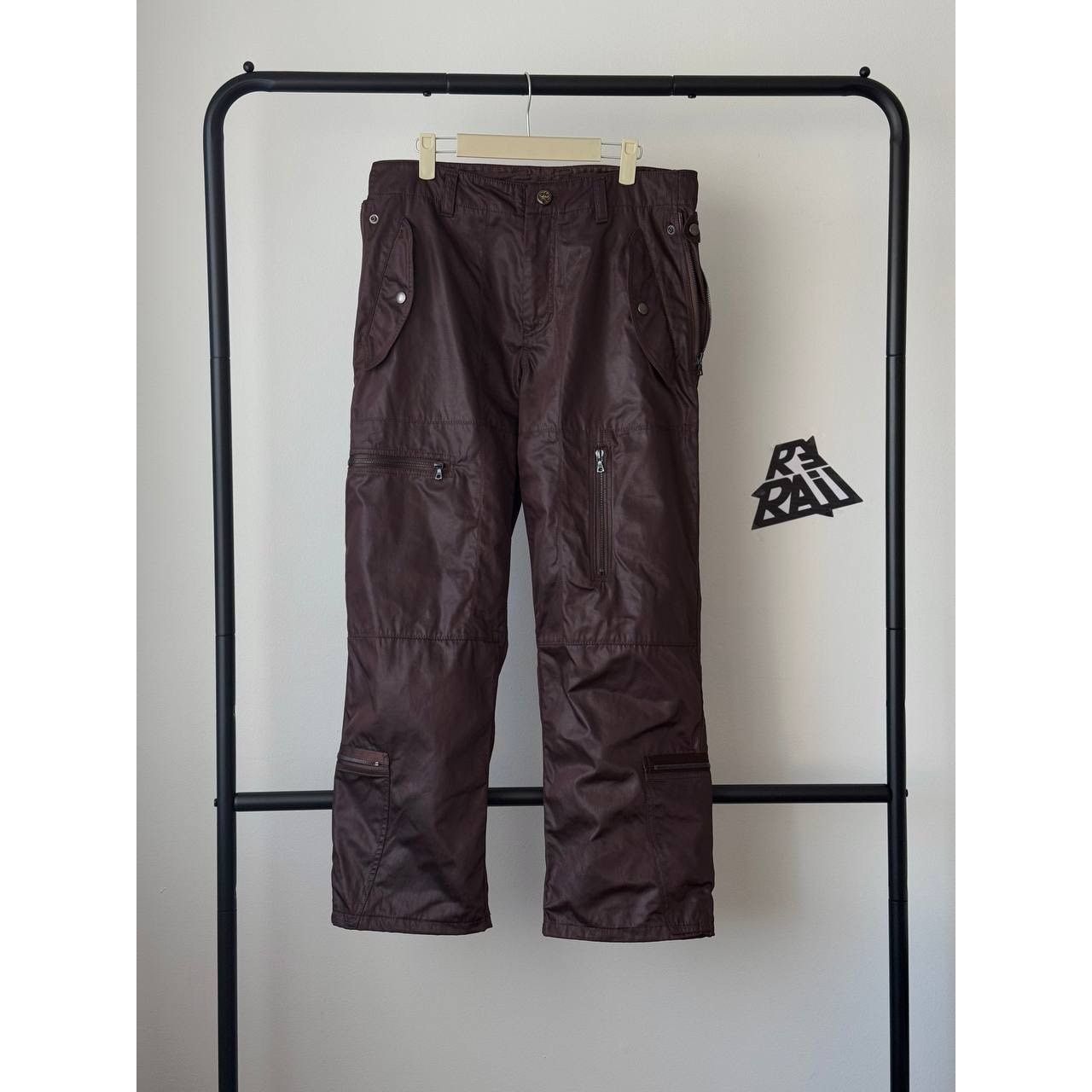 Issey Miyake Issey Miyake Men AW01 Parachute Nylon Side Zip Pants