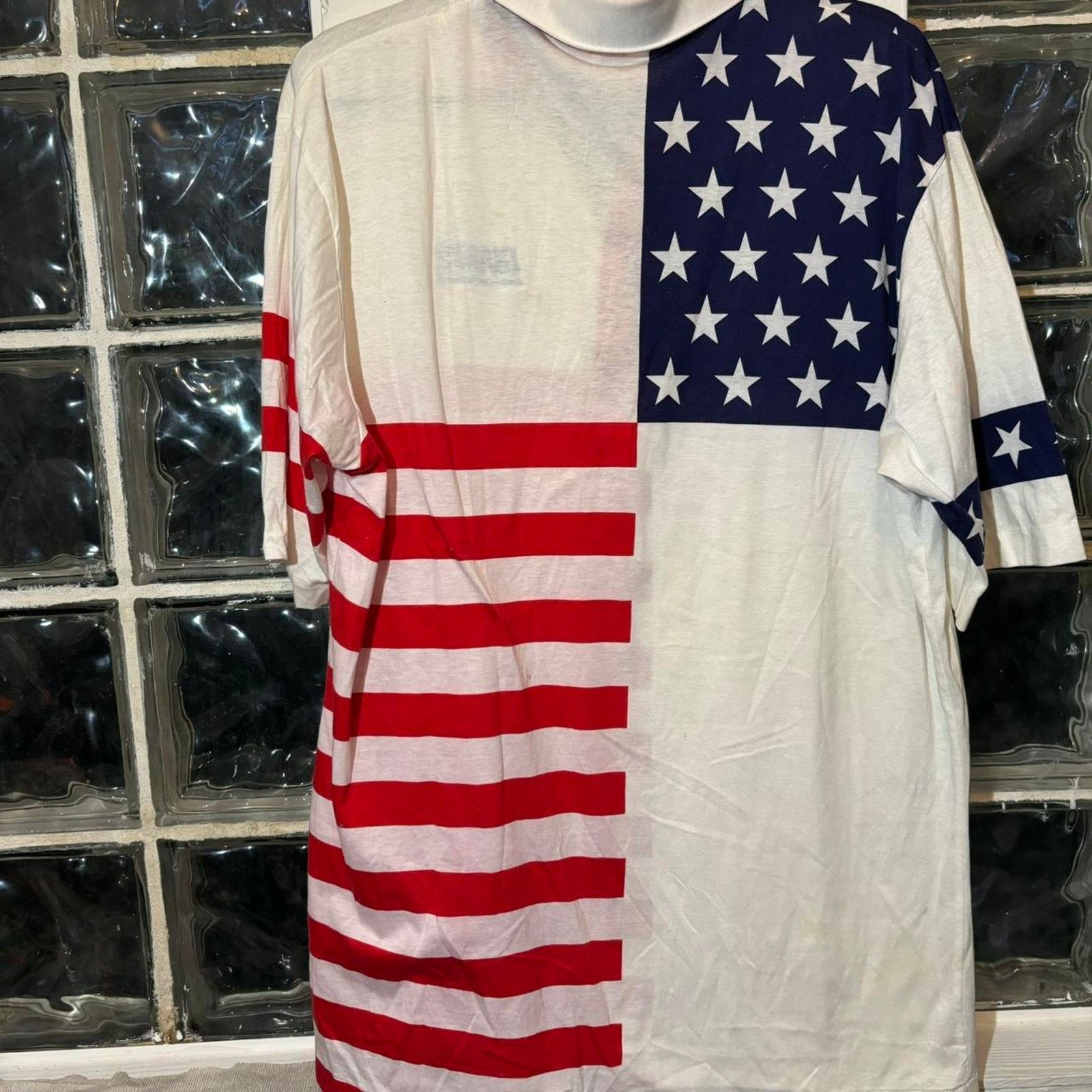 NFL Giants american flag collared tee Size US L / EU 52-54 / 3 - 5 Thumbnail