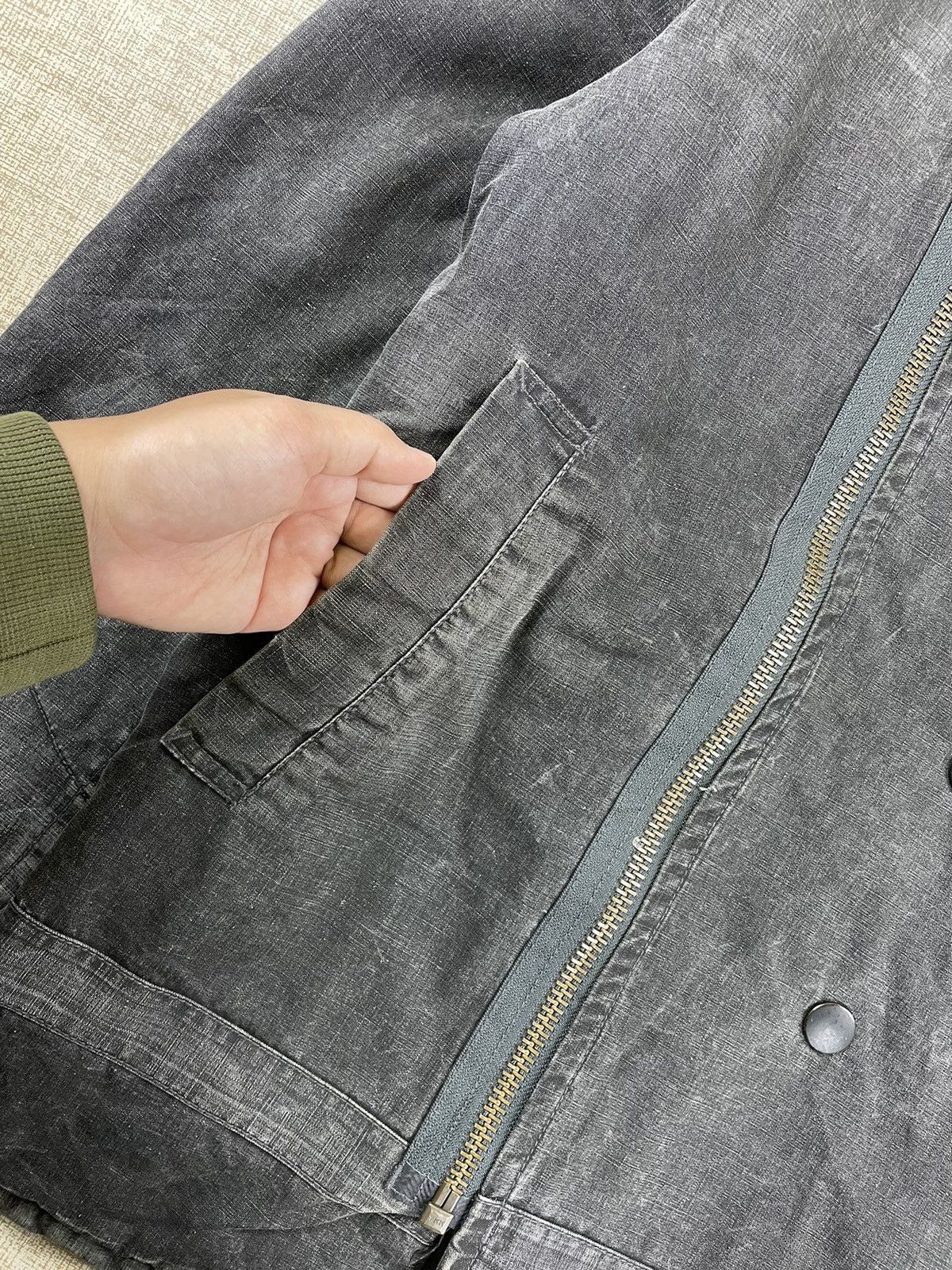 Johnbull × Vintage Vintage John Bull Double Collar Lined Sherpa Canvas Jacket Size US M / EU 48-50 / 2 - 6 Thumbnail