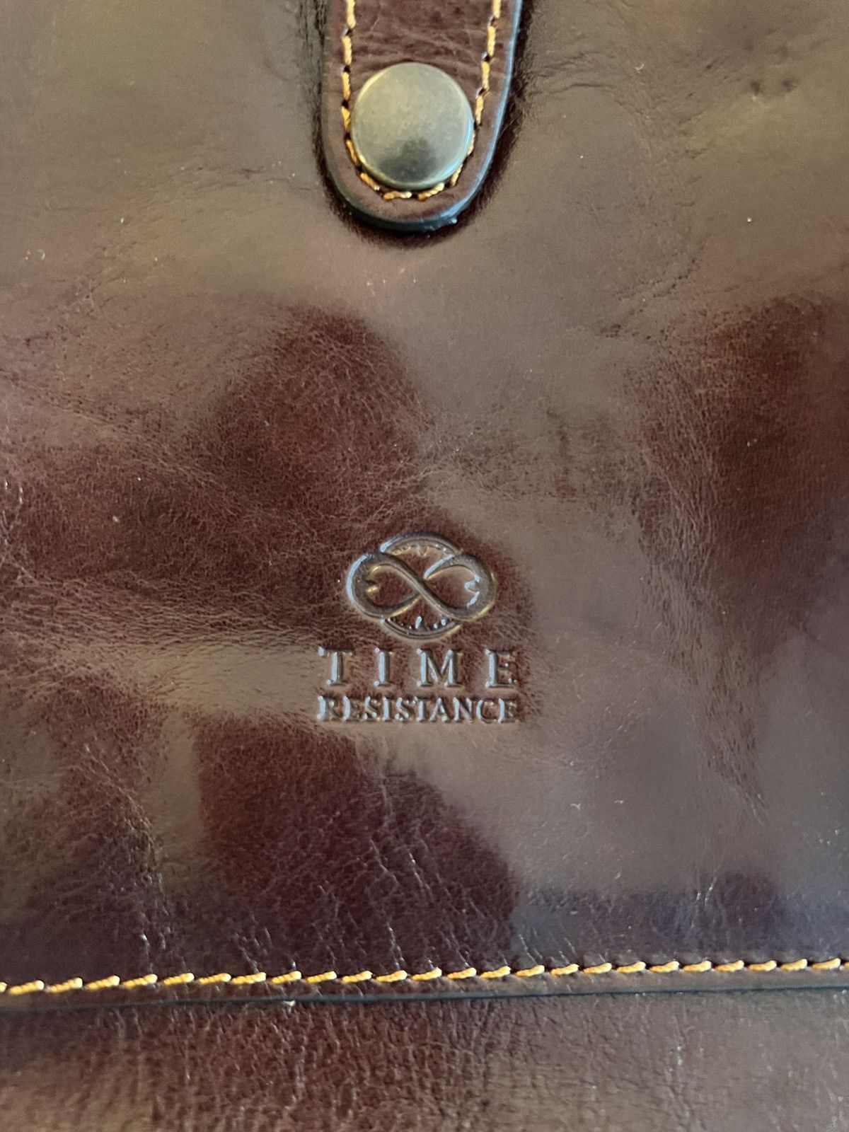Other Time Resistance Brown Leather Crossbody Bag Size ONE SIZE - 7 Thumbnail