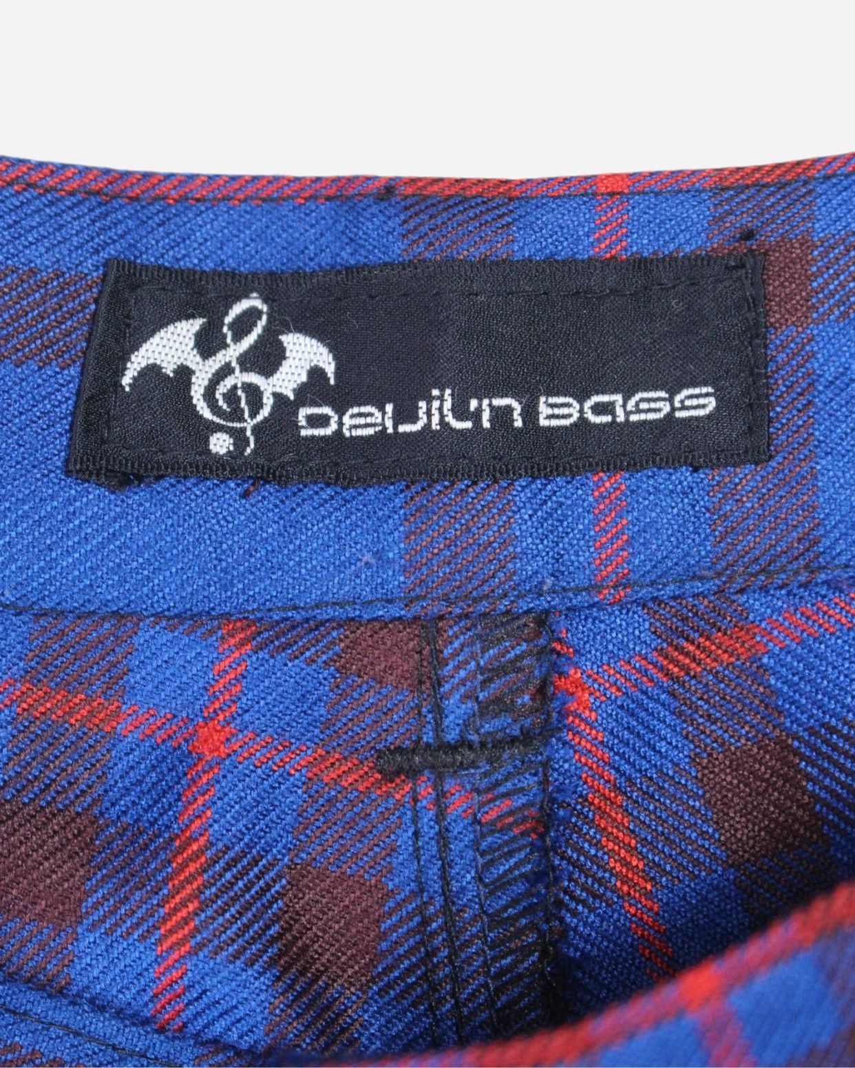 If Six Was Nine 2000S DEVIL N BASS TARTAN BONDAGE PANTS Size US 29 - 4 Thumbnail