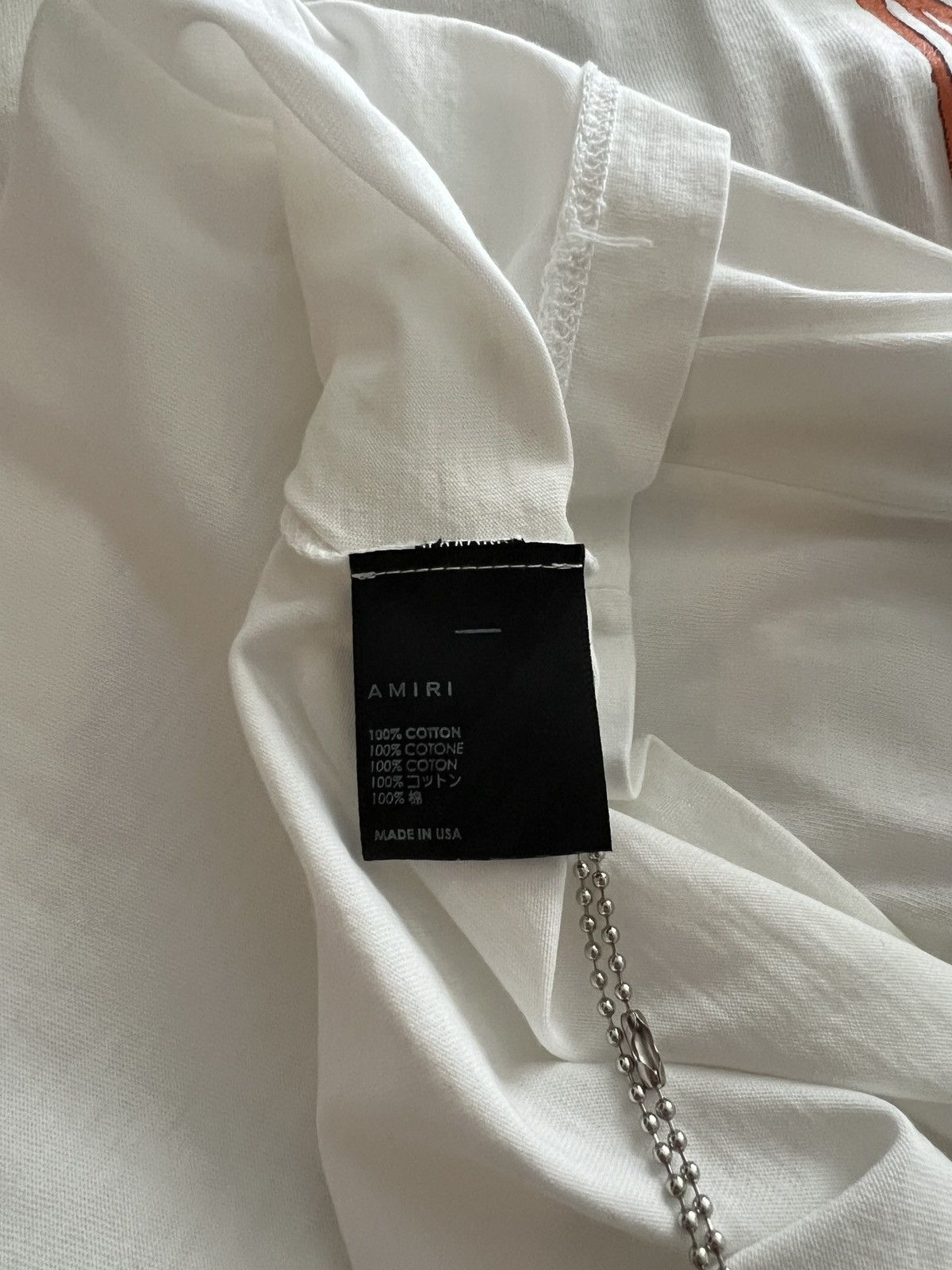 Amiri Amiri logo t shirt Size US S / EU 44-46 / 1 - 3 Thumbnail