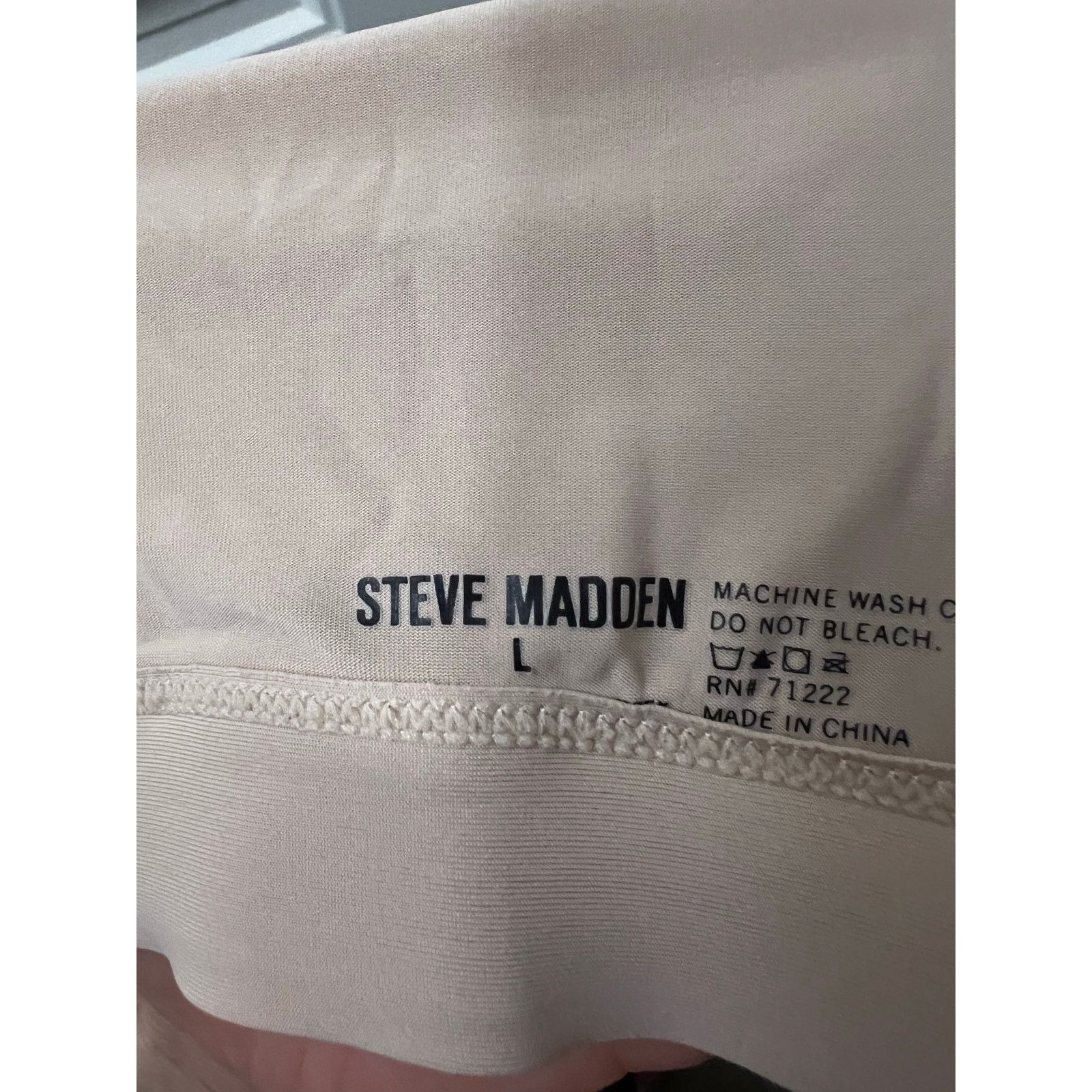 Steve Madden Steve Madden Stretch Bralette Top Bra Seamless Square Neck Size L / US 10 / IT 46 - 11 Thumbnail