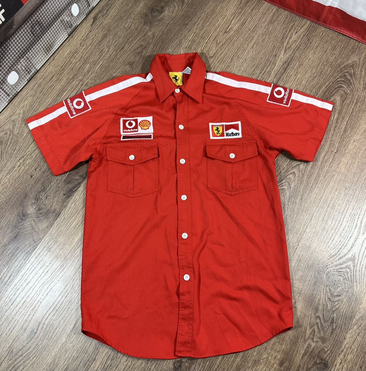 Ferrari Vintage 1996 Ferrari Marlboro Racing F1 Shirt Size US L / EU 52-54 / 3 - 2 Thumbnail