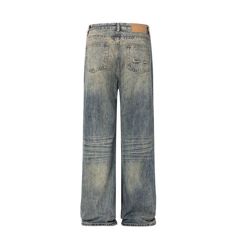 Vintage American Vibe Retro Washed Distressed Jeans Size US 32 / EU 48 - 2 Thumbnail