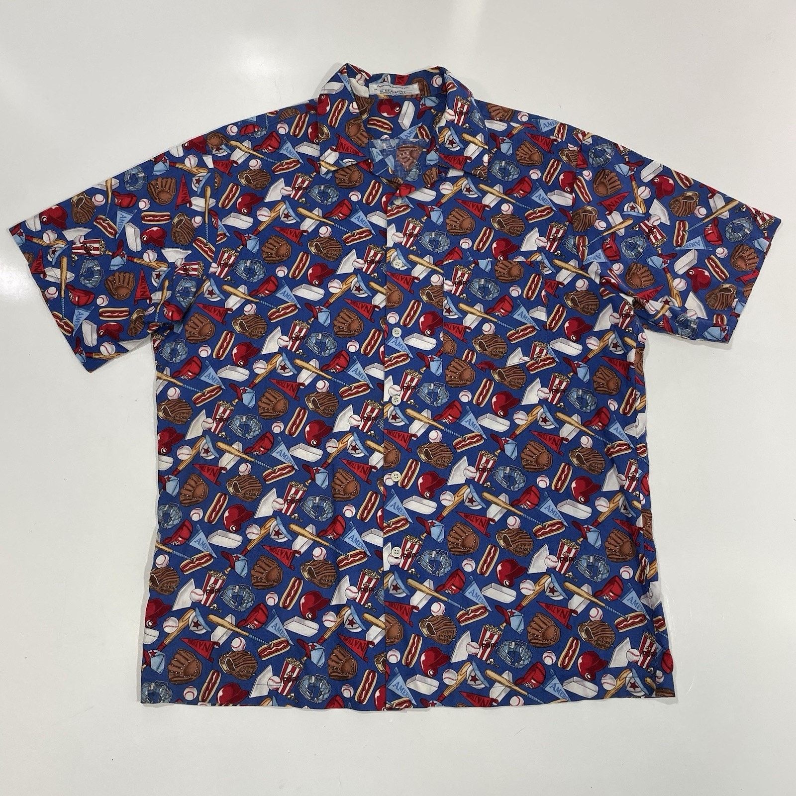 Reyn Spooner VTG Beaumont Men’s Large Tailored Baseball Hawaiian Shirt Size US L / EU 52-54 / 3 - 2 Thumbnail