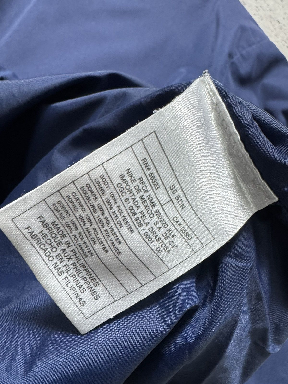 Nike Nike Vintage Nylon Anorak Jacket Center Swoosh Size L Drill Size US L / EU 52-54 / 3 - 6 Thumbnail