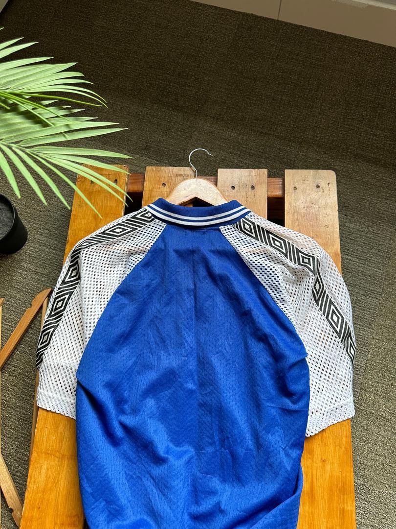 VINTAGE UMBRO MESH SLEEVE JERSEY