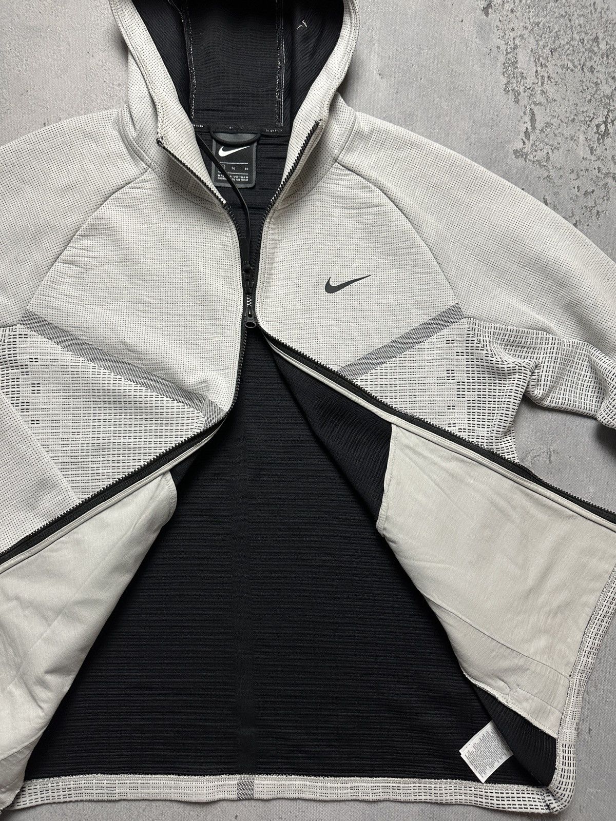 Nike Nike Hooded Jacket Zip Up Tech Fleece Hoodie Drill y2k Ziper Size US XL / EU 56 / 4 - 11 Thumbnail
