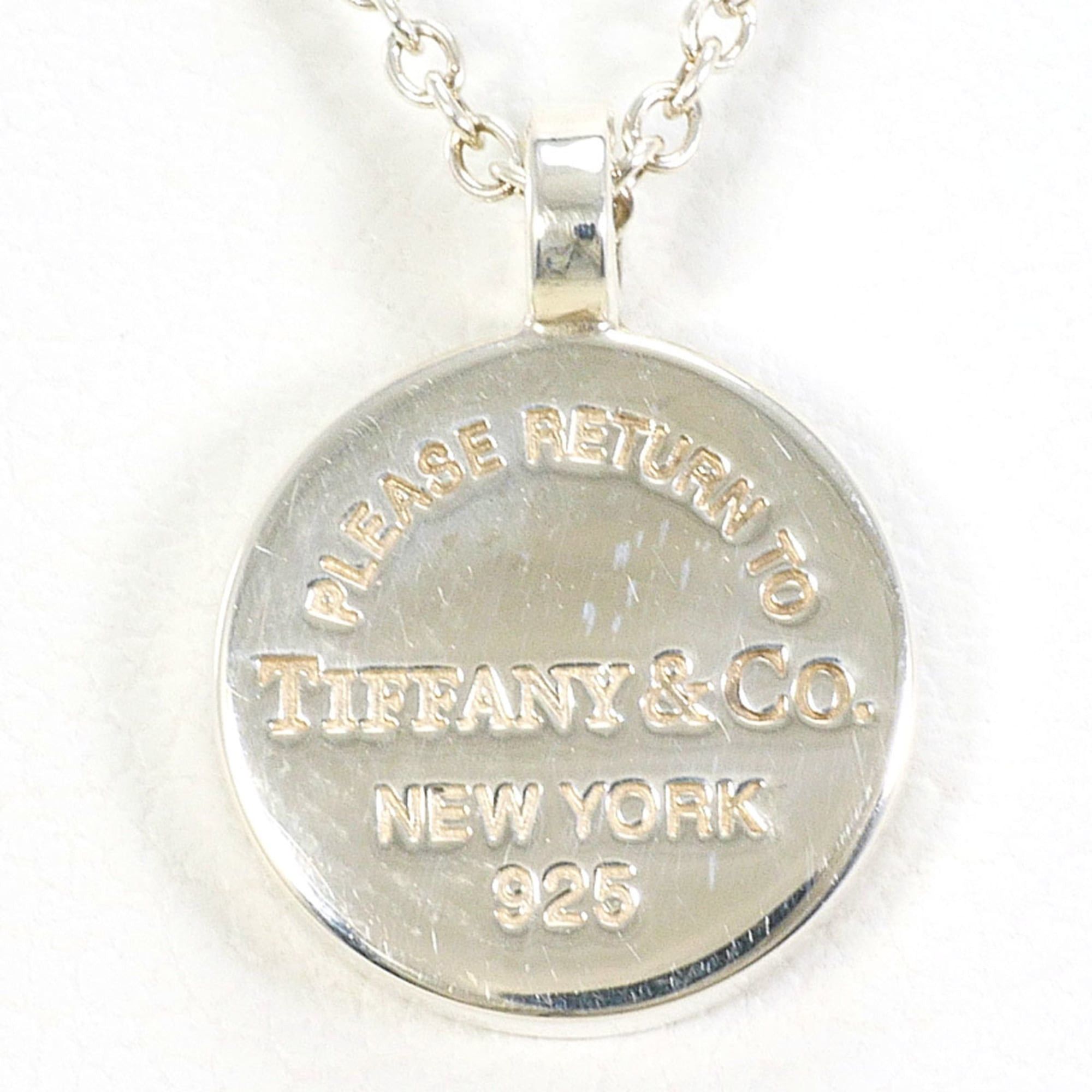 Tiffany & Co. Tiffany & Co. Return to Sterling Silver Necklace, Approx. 18.5 inches (45cm), Total Weight: 3.1g, Free Shipping, Like New, Gift Wrapping Size ONE SIZE - 1 Thumbnail