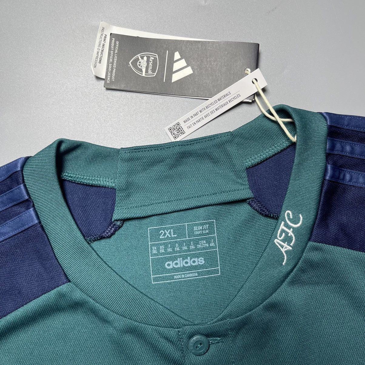 Adidas × Vintage NWT ARSENAL ADIDAS 2023/2024 SOCCER THIRD JERSEY #15 KIWIOR Size US XXL / EU 58 / 5 - 5 Thumbnail