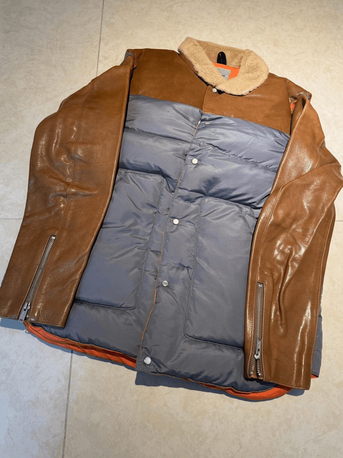 UNDERCOVER Sheepskin sleeve down jacket Undercover Undercover