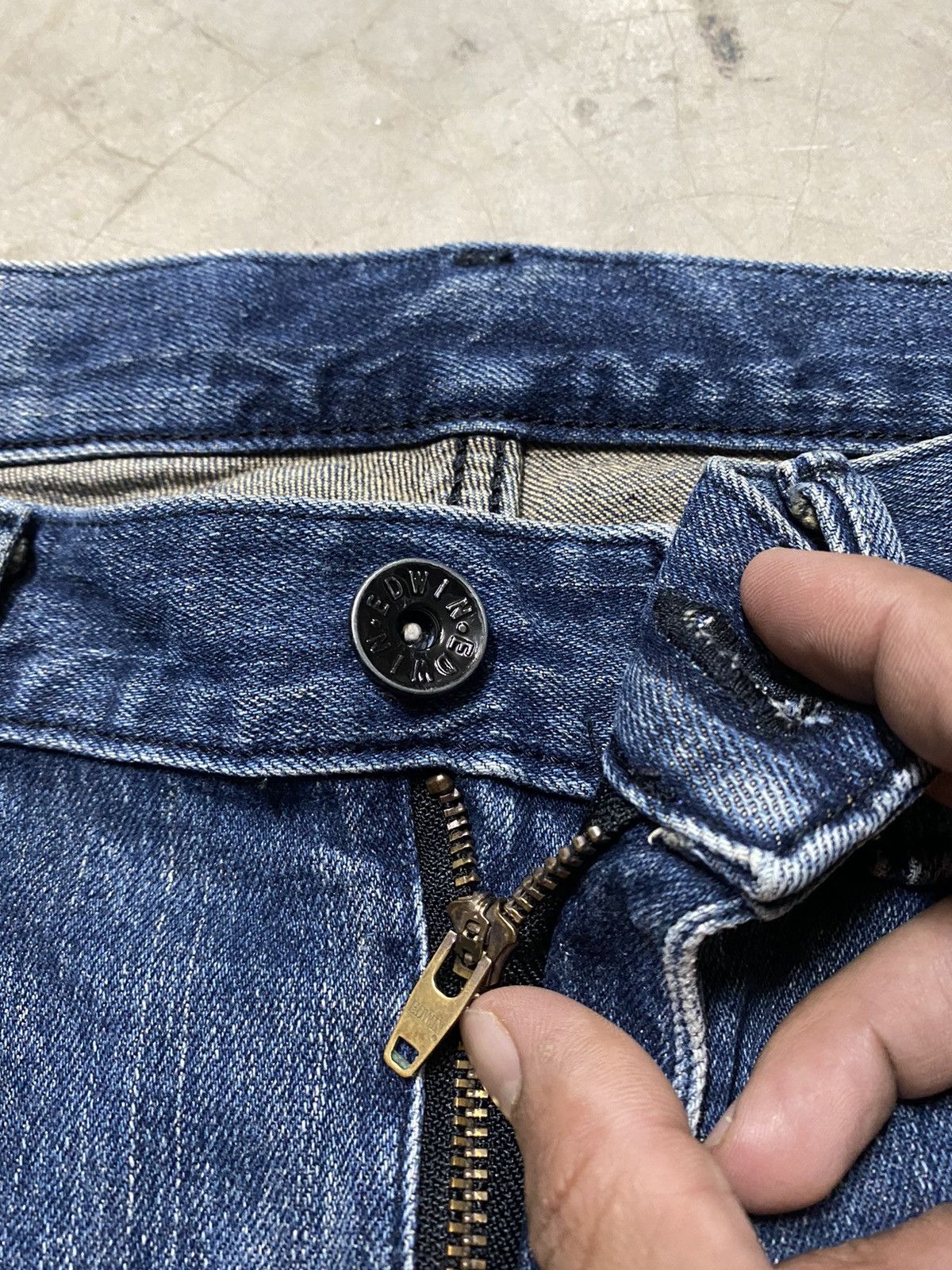 Edwin × Japanese Brand Baggy Jeans Japanese Edwin Distressed Size US 33 - 5 Thumbnail