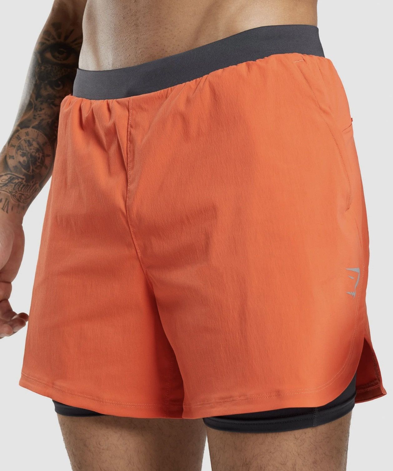 Gymshark Gymshark Speed Evolve 2 IN 1 Shorts Orange Men's Size S Size US 30 / EU 46 - 5 Thumbnail
