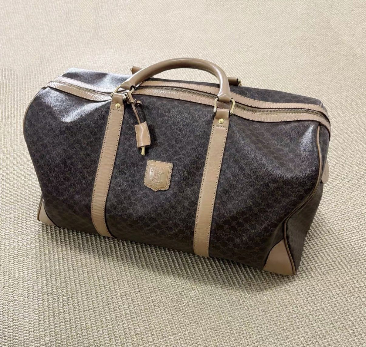 Celine Celine Brown Monogram Boston Bag J29 Size ONE SIZE - 1 Thumbnail