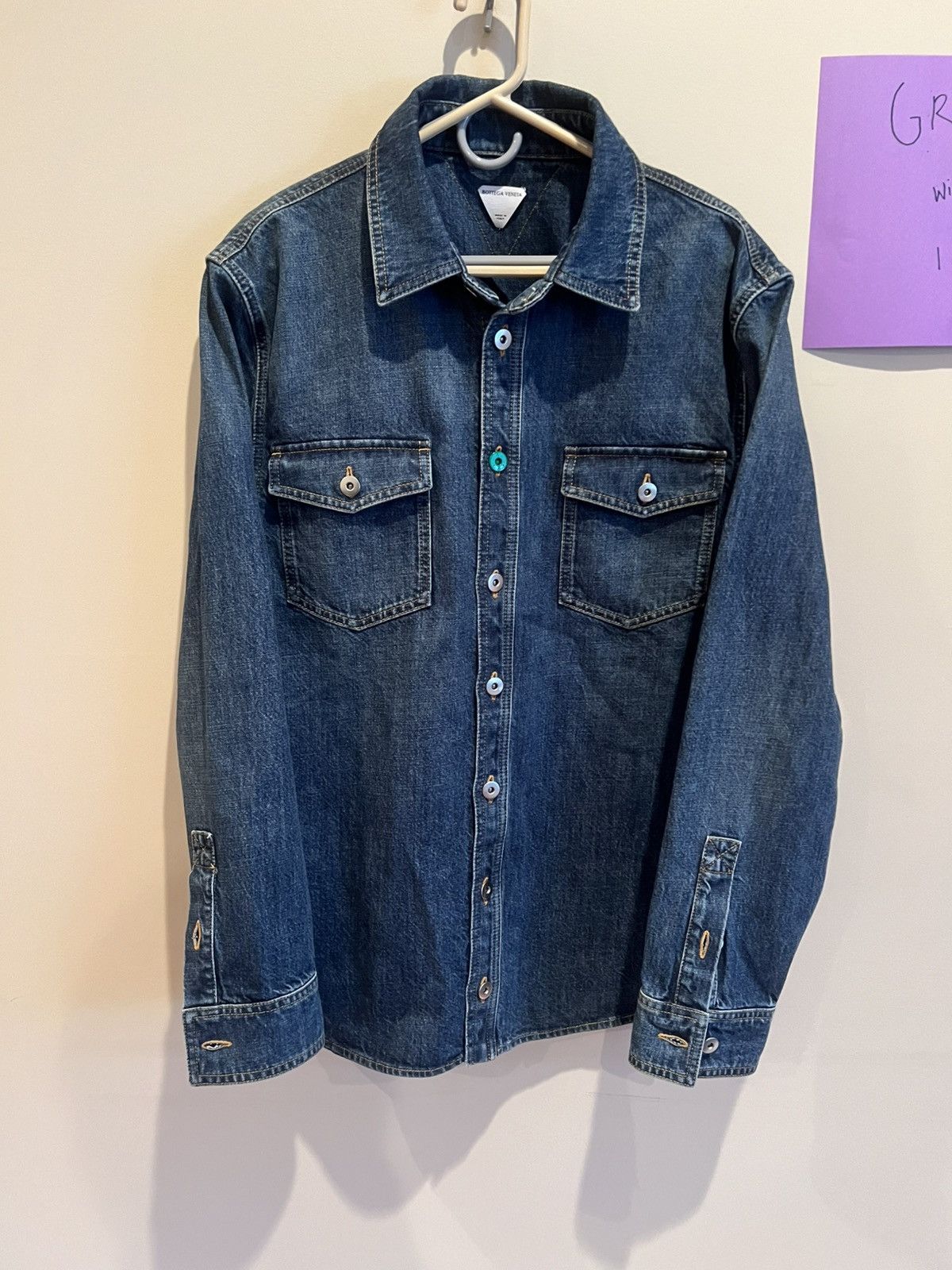 Bottega Veneta Bottega Veneta Denim Shirt Jacket ‘22 Size US L / EU 52-54 / 3 - 2 Thumbnail