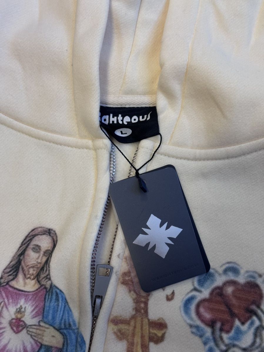 Other We Are Righteous Jesus Zip Up Yellow Size US L / EU 52-54 / 3 - 2 Thumbnail