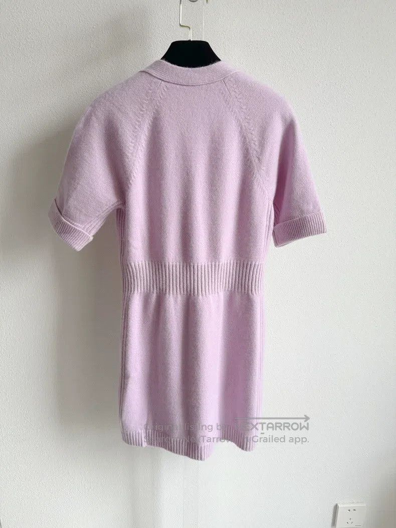 Chanel Chanel 22B taro purple cardigan dress Size XXS / US 00 / IT 34 - 5 Thumbnail