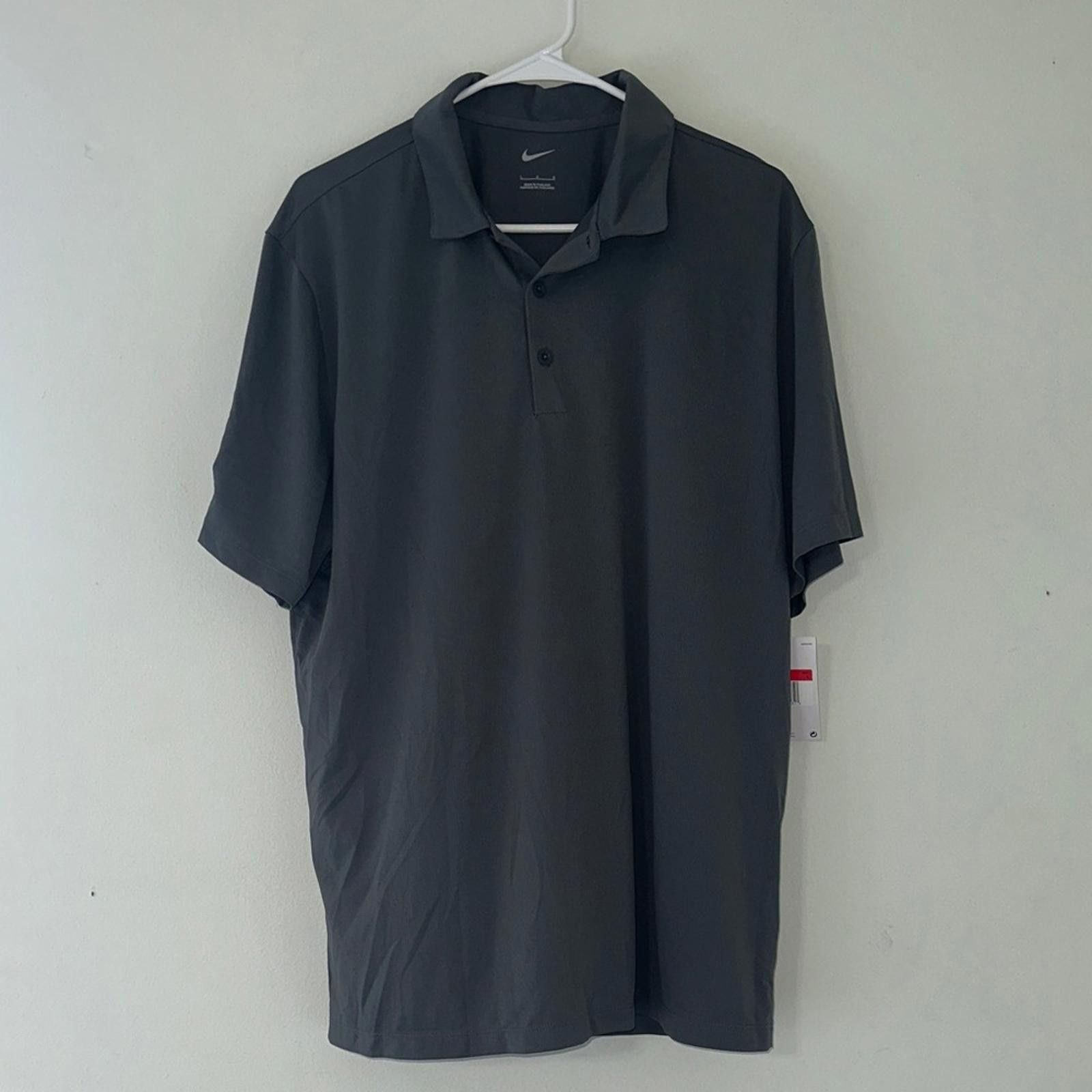 Nike Nike Men's Charcoal Polo Shirt Size US L / EU 52-54 / 3 - 1 Thumbnail