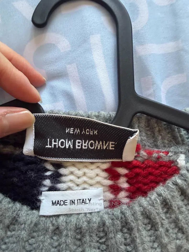 Thom Browne Thom Browne Striped Wool Sweater Size US S / EU 44-46 / 1 - 5 Thumbnail