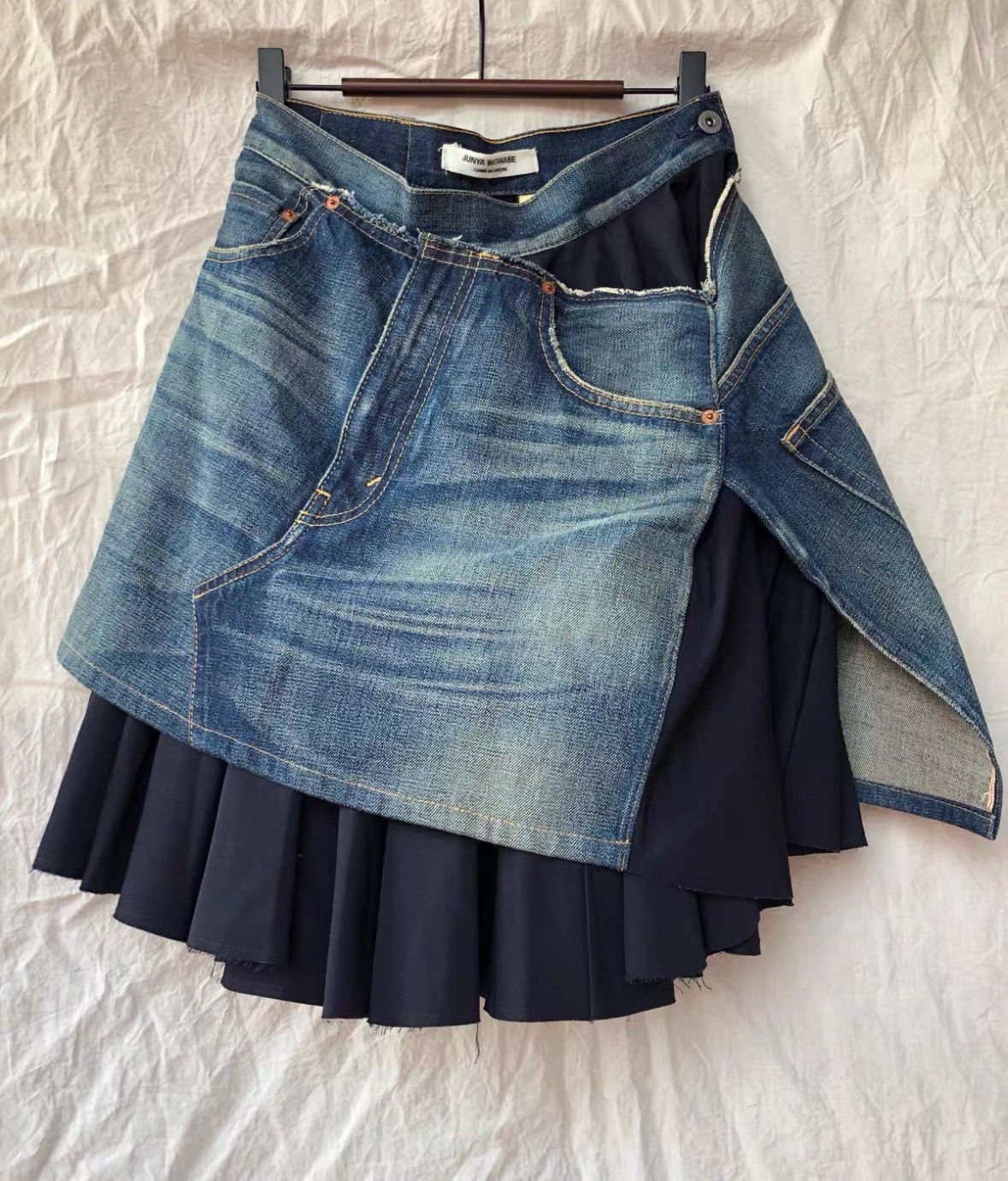 Junya Watanabe Junya Watanabe Denim Skirt Size 27" / US 4 / IT 40 - 1 Thumbnail