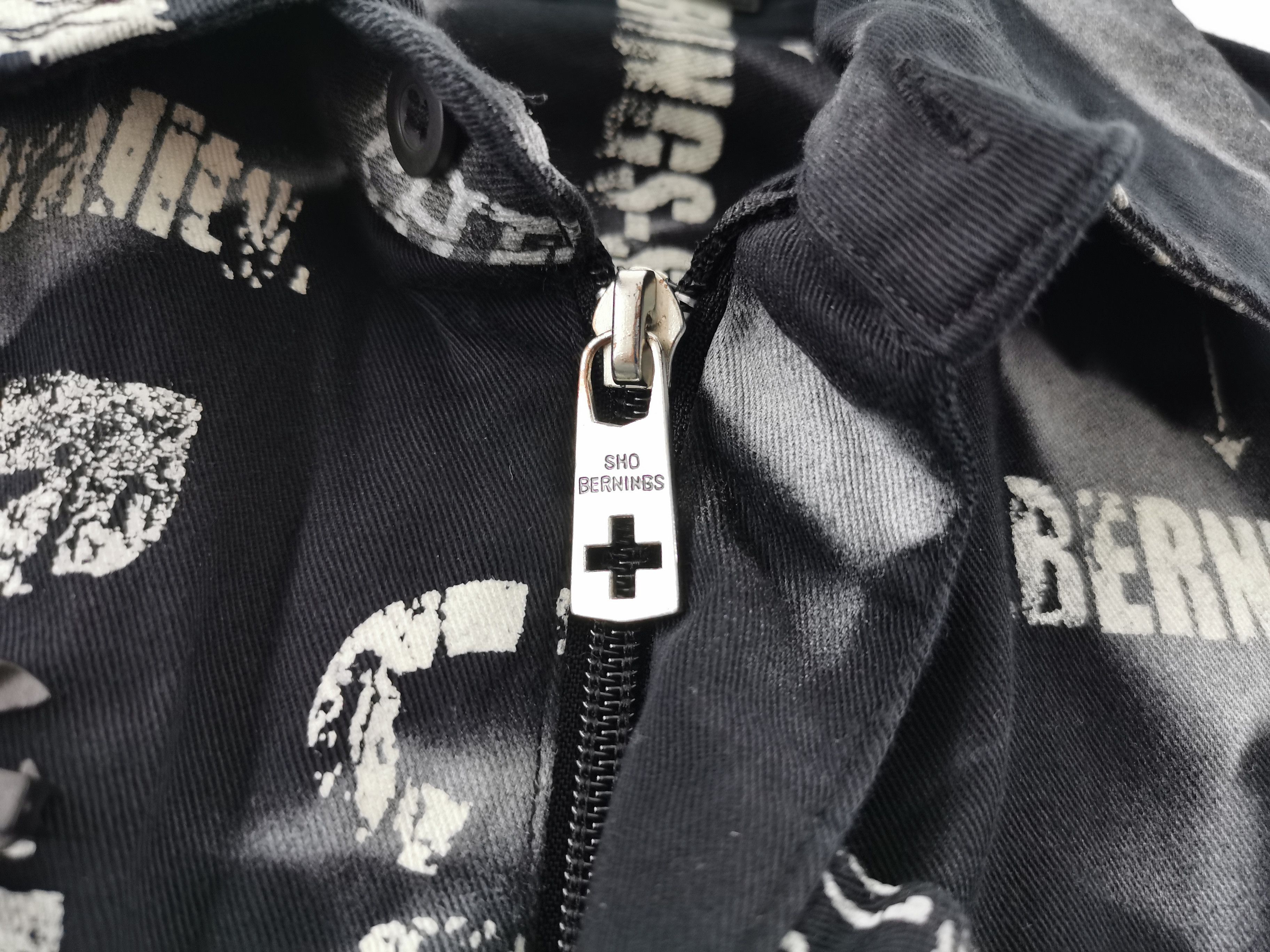 Japanese Brand Vintage Berning Sho Punk Overprint Denim Jacket Size M Size US M / EU 48-50 / 2 - 5 Thumbnail