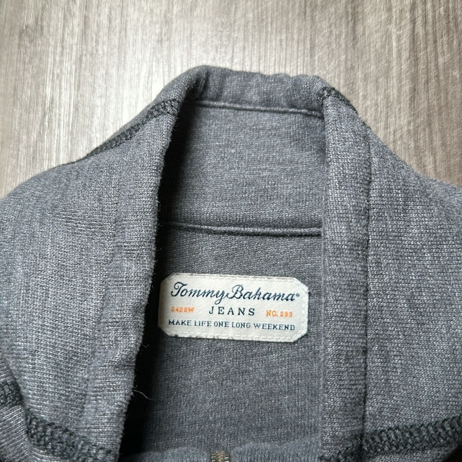 Tommy Bahama Tommy Bahama Jeans Soft Quarter Zip Pullover - Large Size US L / EU 52-54 / 3 - 6 Thumbnail