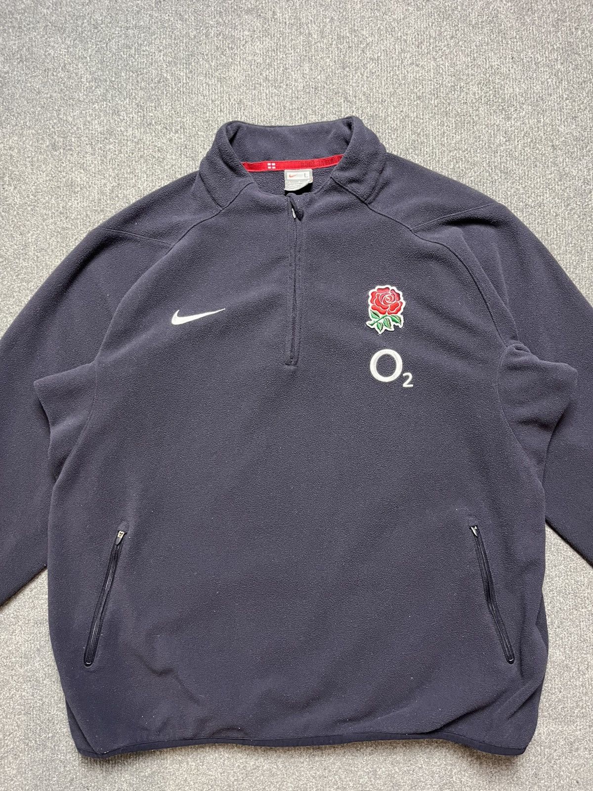 Nike Vintage Nike fleece England Size US L / EU 52-54 / 3 - 3 Thumbnail
