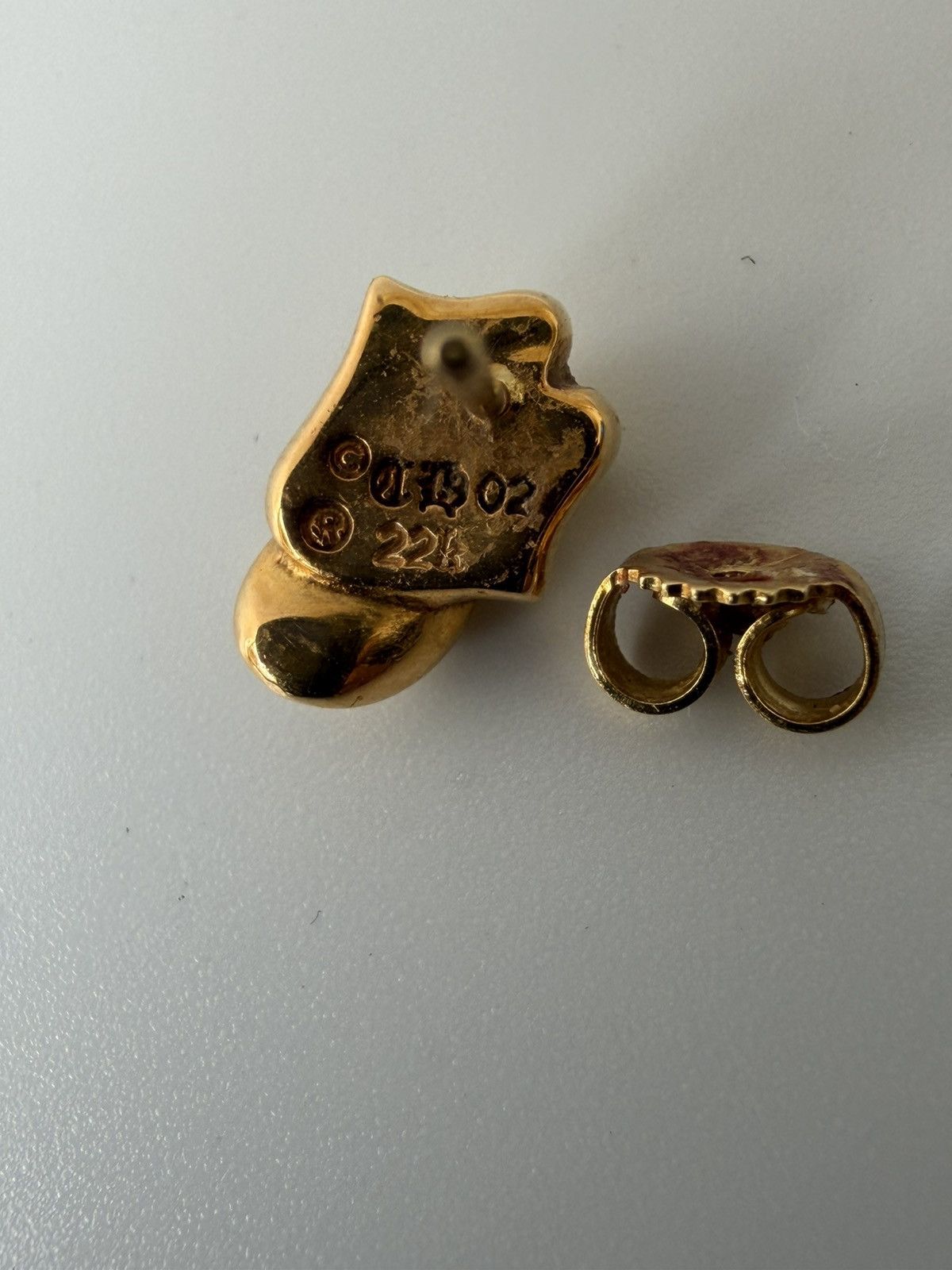 Chrome Hearts × The Rolling Stones Rare Chrome hearts Rolling stones 22k Earrings Size ONE SIZE - 5 Thumbnail