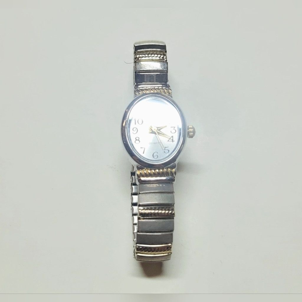 Other Vintage 2 Tone Japanese Movement Quartz Stretch Watch Size ONE SIZE - 2 Thumbnail