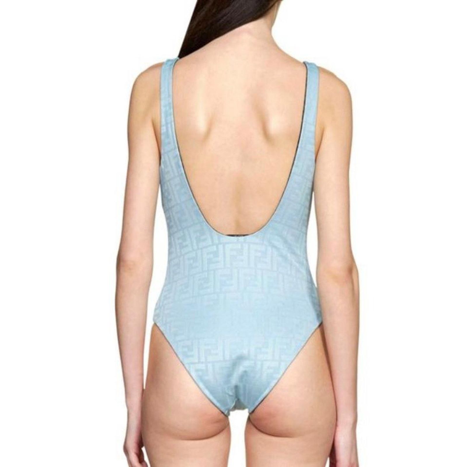 Fendi FF logo reversible swimsuit bodysuit 40 Size S / US 4 / IT 40 - 7 Thumbnail