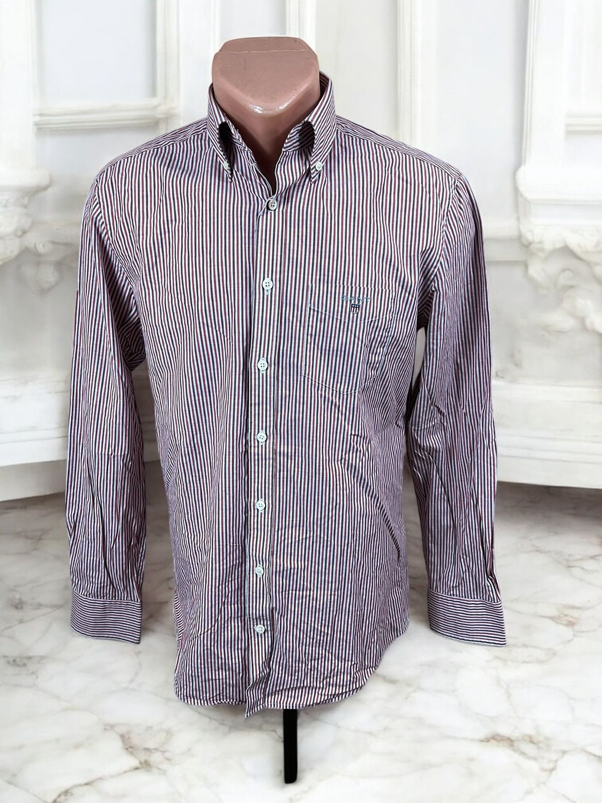 Gant GANT Heather Broadcloth Size M men’s striped shirt Size US M / EU 48-50 / 2 - 1 Thumbnail