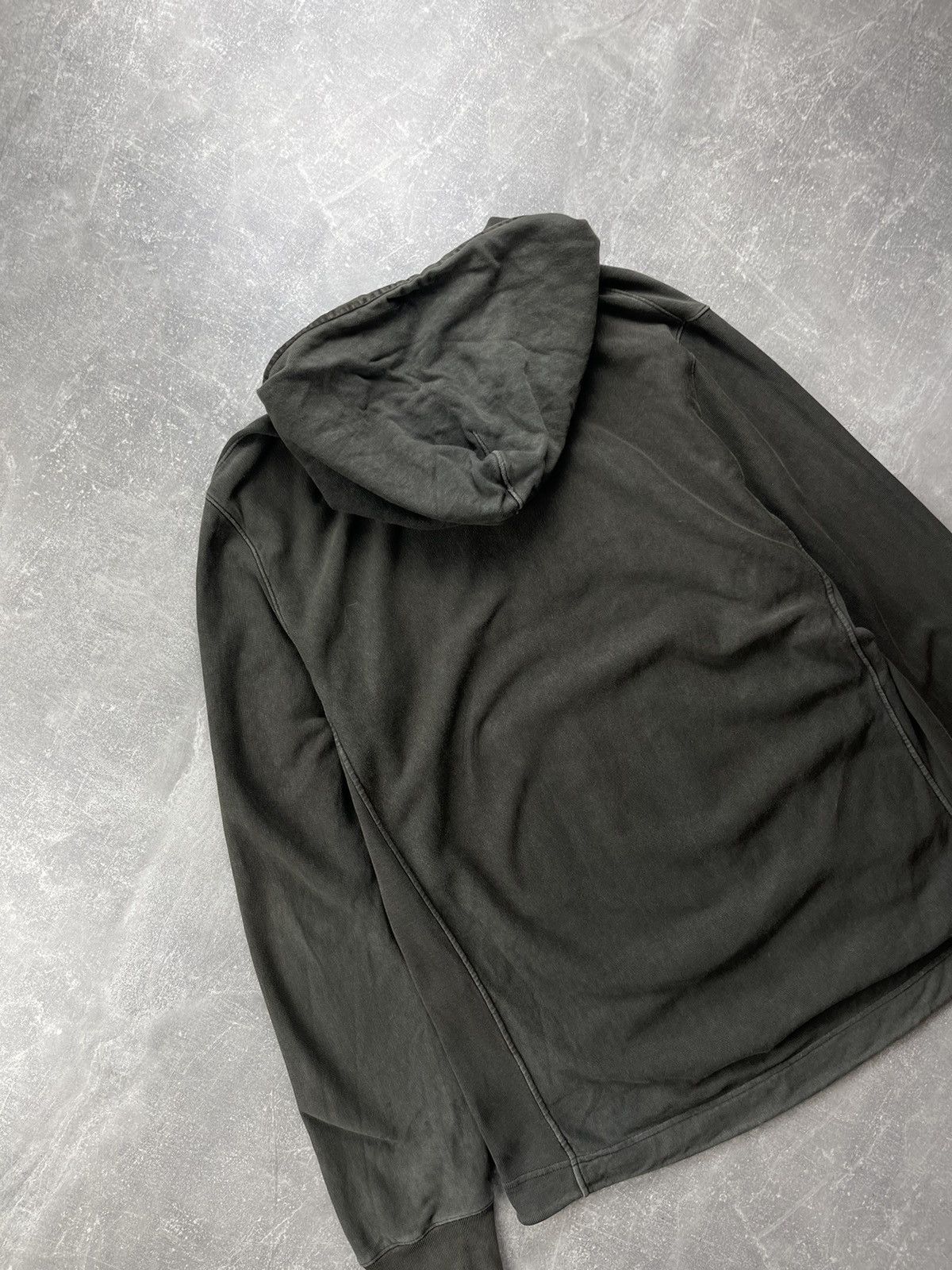 Stone Island Stone Island Denims Vintage 00s Logo Military Hoodie Khaki Size US XXL / EU 58 / 5 - 10 Thumbnail