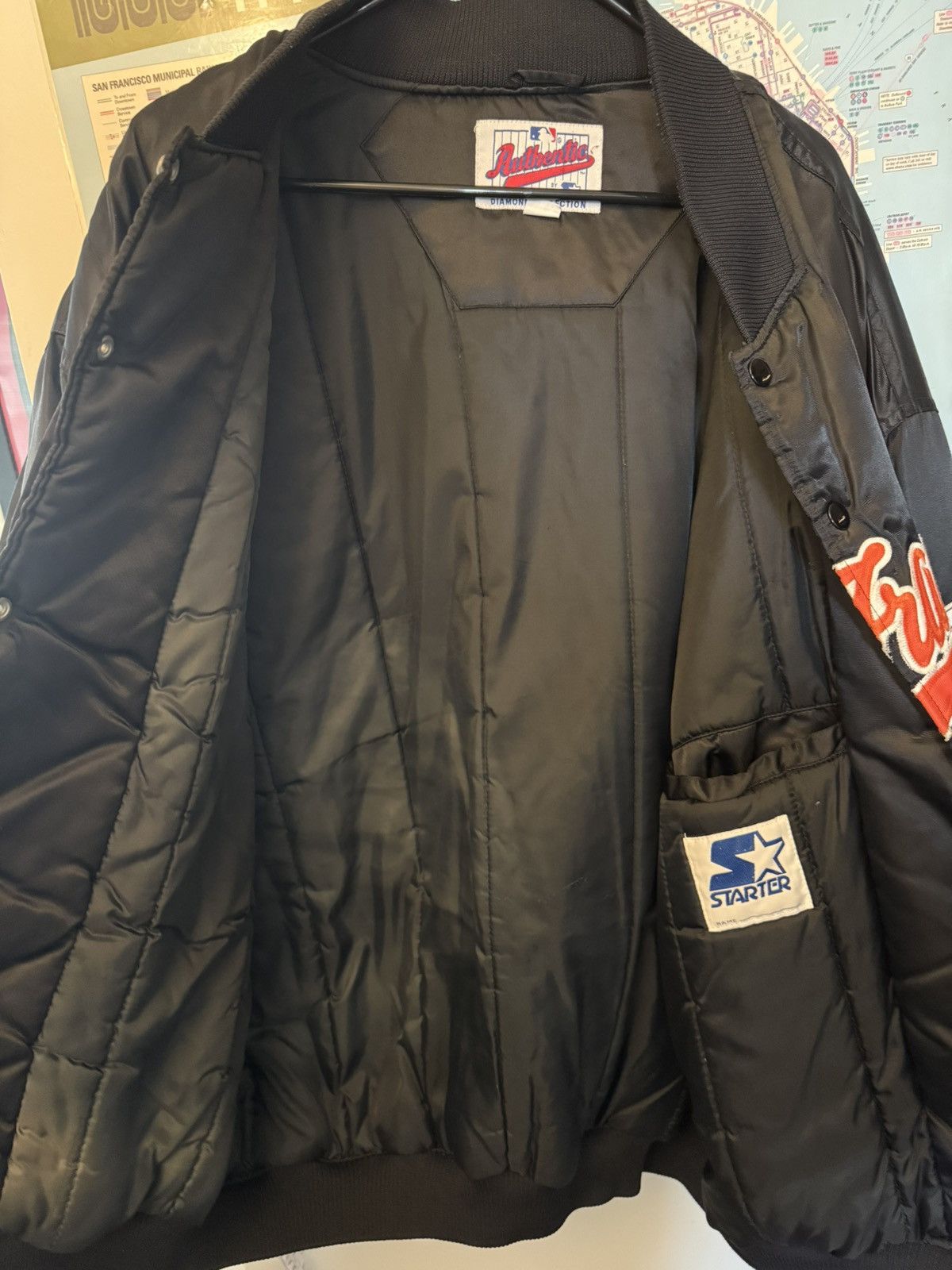 Starter Vintage 1990’s San Francisco Giants Satin Jacket XXL Size US XXL / EU 58 / 5 - 3 Thumbnail