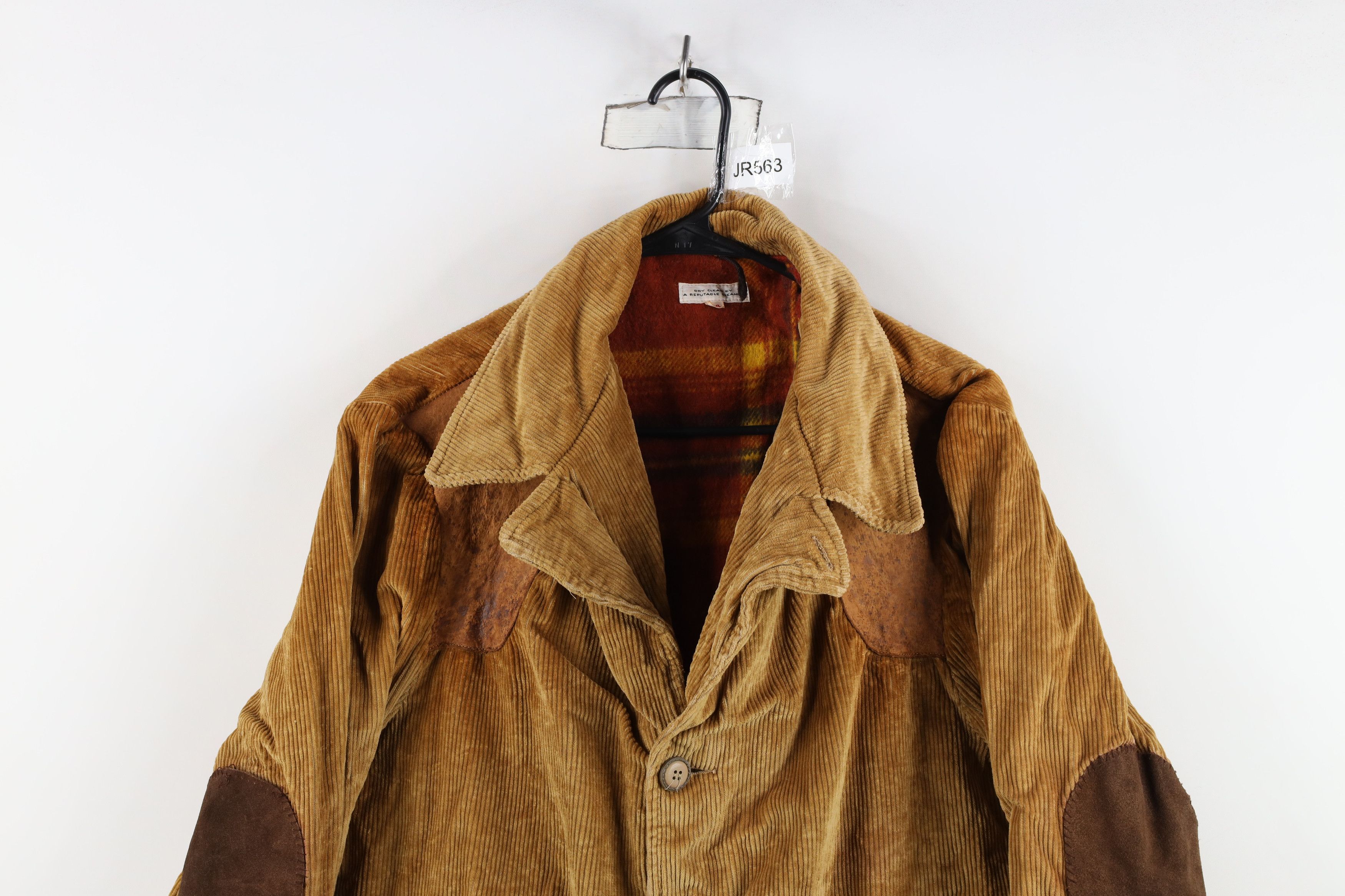 Vintage Vintage 60s Streetwear Corduroy Hunting Jacket Coat USA Size US XXL / EU 58 / 5 - 2 Thumbnail