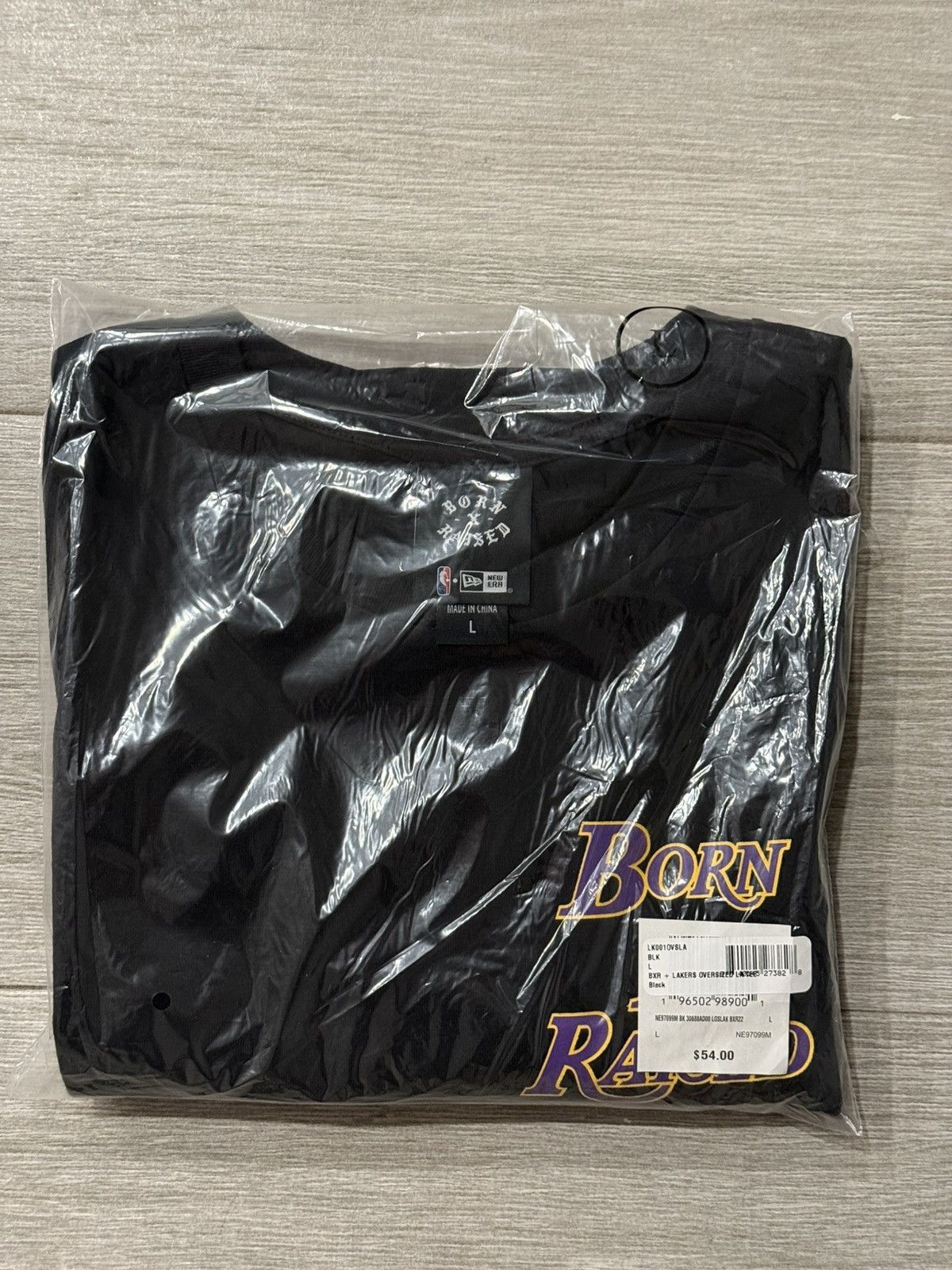 Born X Raised × NBA × New Era BORN X RAISED New Era Los Angeles Lakers LA Tee Black Large Size US L / EU 52-54 / 3 - 9 Thumbnail