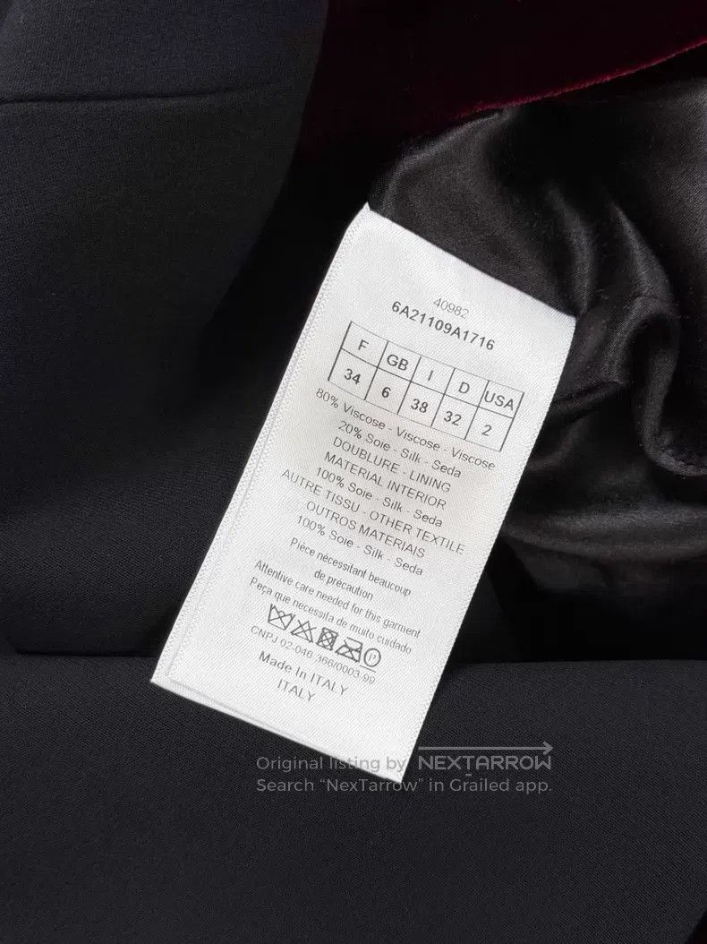 Dior Dior Velvet lapel sleeveless long vest Size XXS / US 00 / IT 34 - 6 Thumbnail