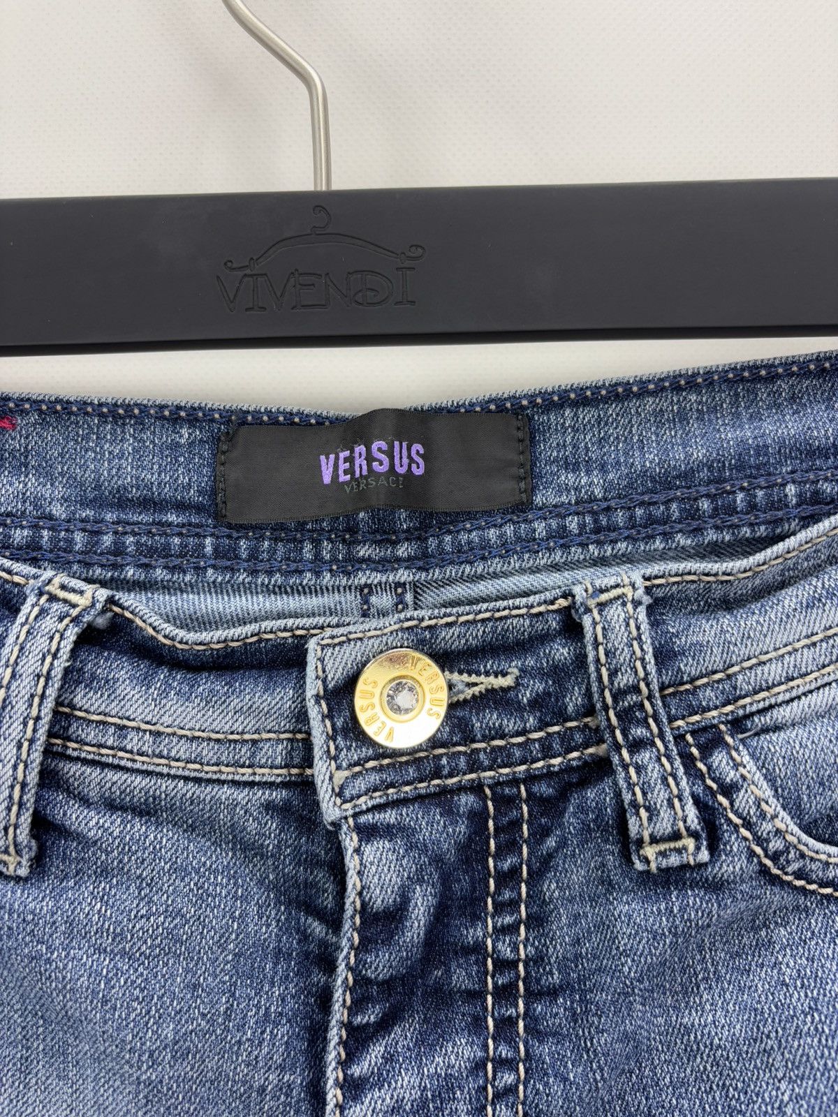 Versace × Versus Versace Womens jeans Versus Versace Size 43 Color Blue Size 29" - 5 Thumbnail