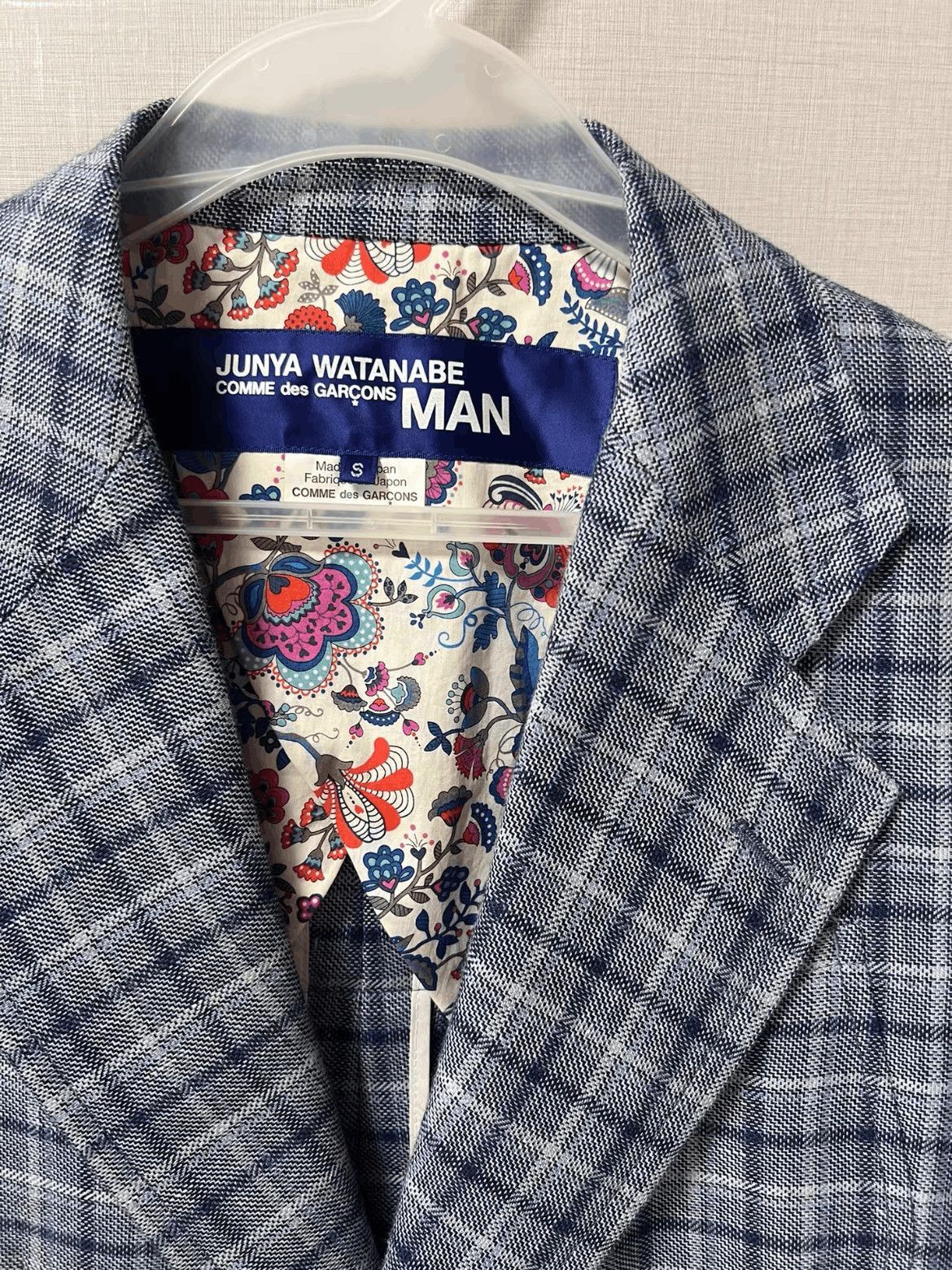 Junya Watanabe Junya Watanabe Back Print Plaid Jacket-2508 Size US S / EU 44-46 / 1 - 4 Thumbnail